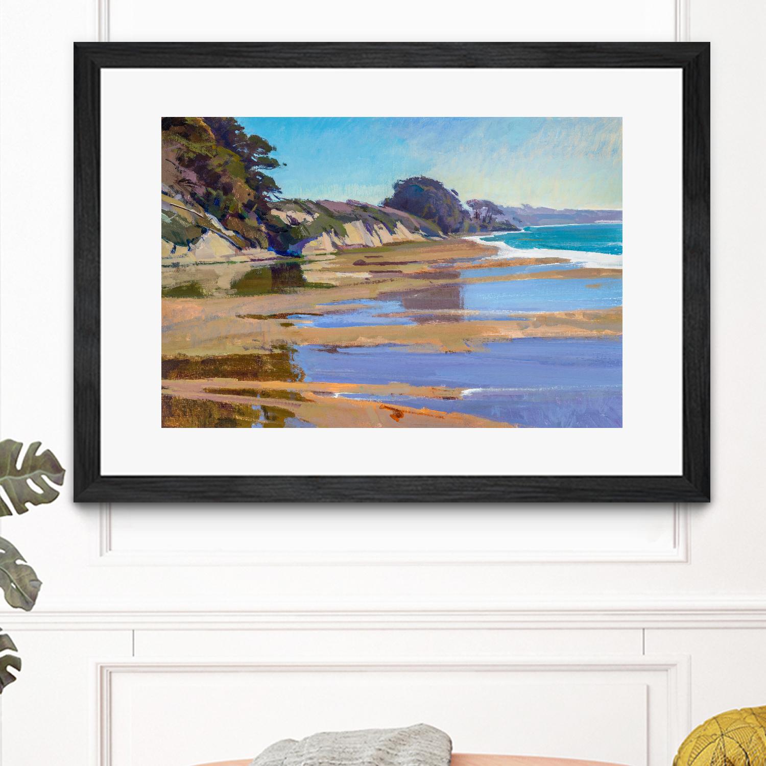October High Tide by Marcia Burtt on GIANT ART - multicolor coastal; landscapes; contemporary