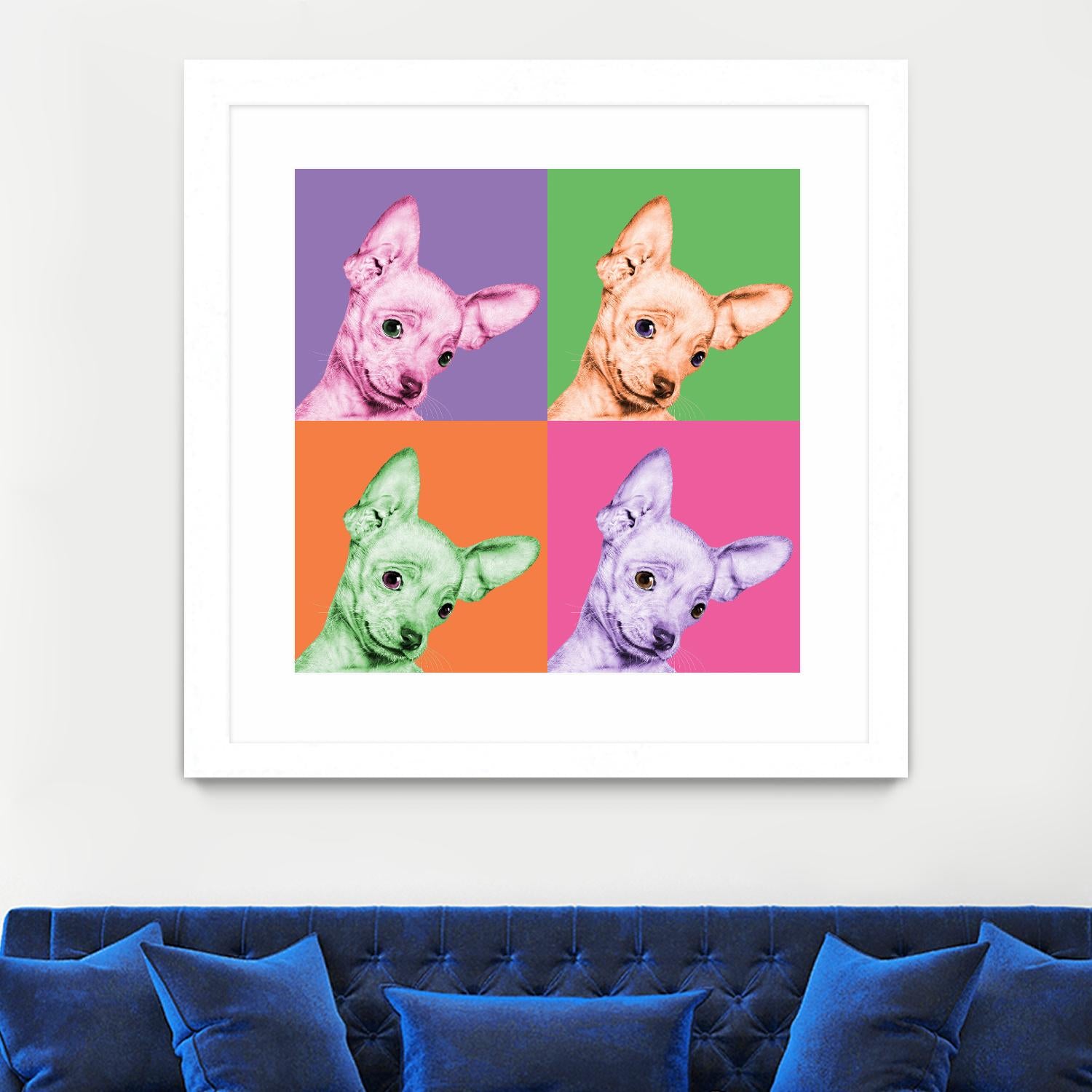 Sweet Chihuahua Pop by Jon Bertelli on GIANT ART - multicolor animals; photography; contemporary