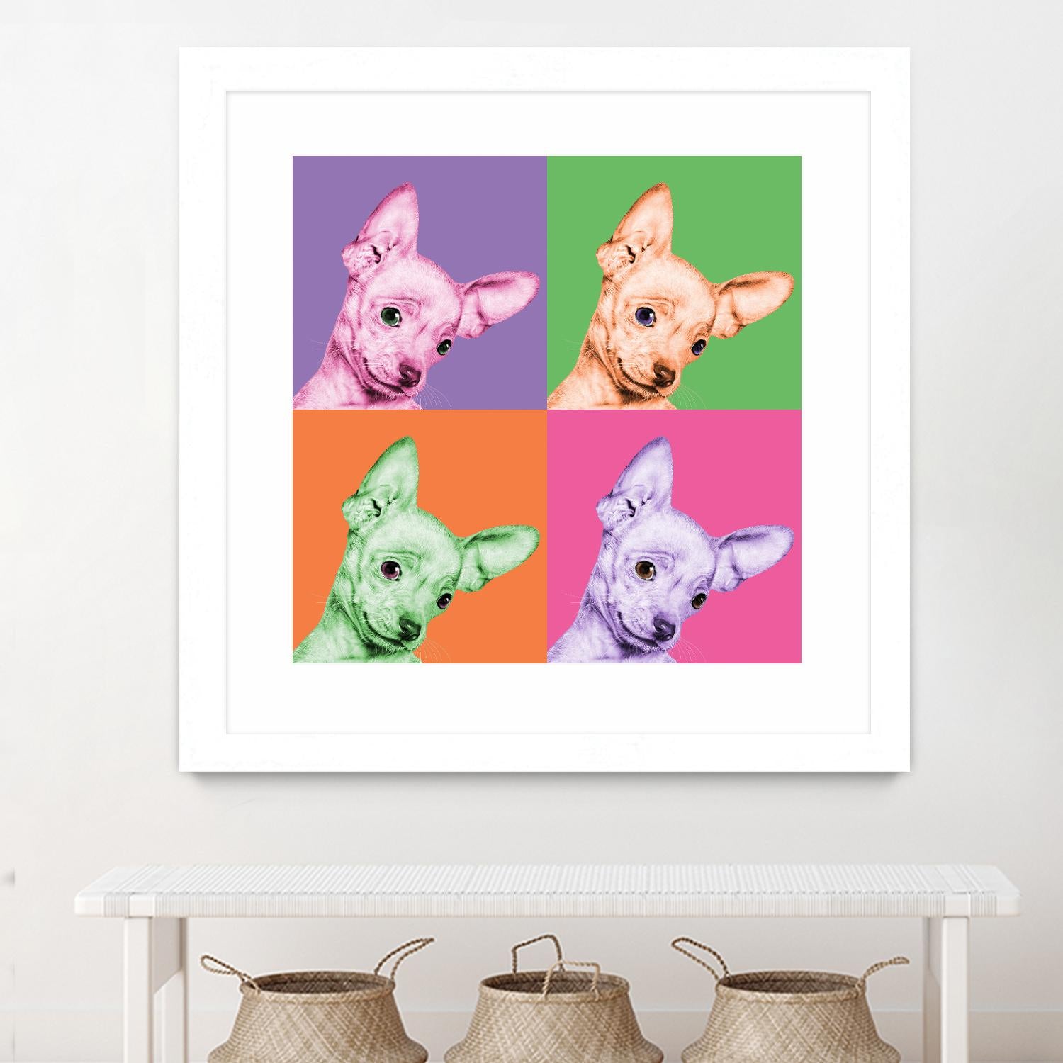 Sweet Chihuahua Pop by Jon Bertelli on GIANT ART - multicolor animals; photography; contemporary