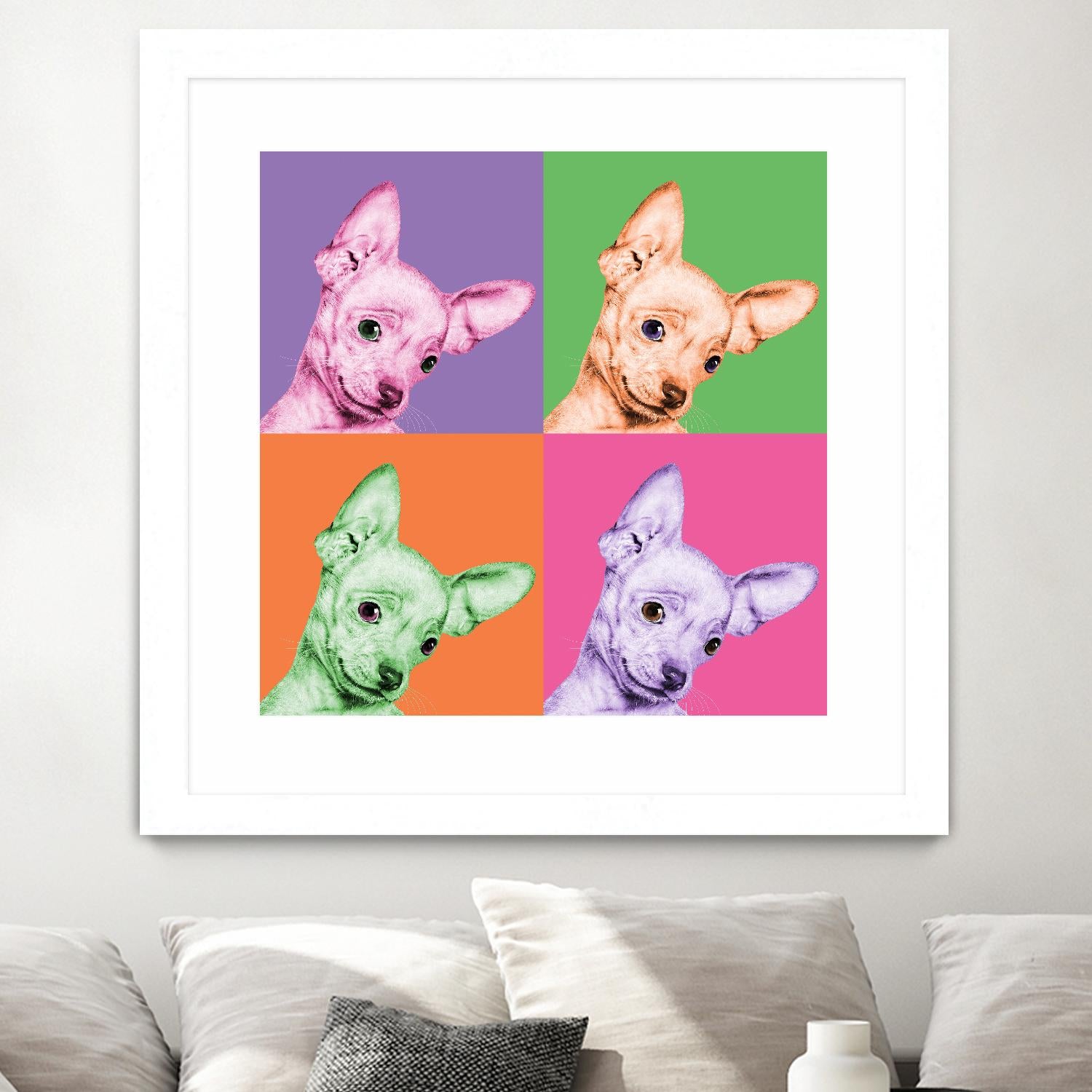 Sweet Chihuahua Pop by Jon Bertelli on GIANT ART - multicolor animals; photography; contemporary