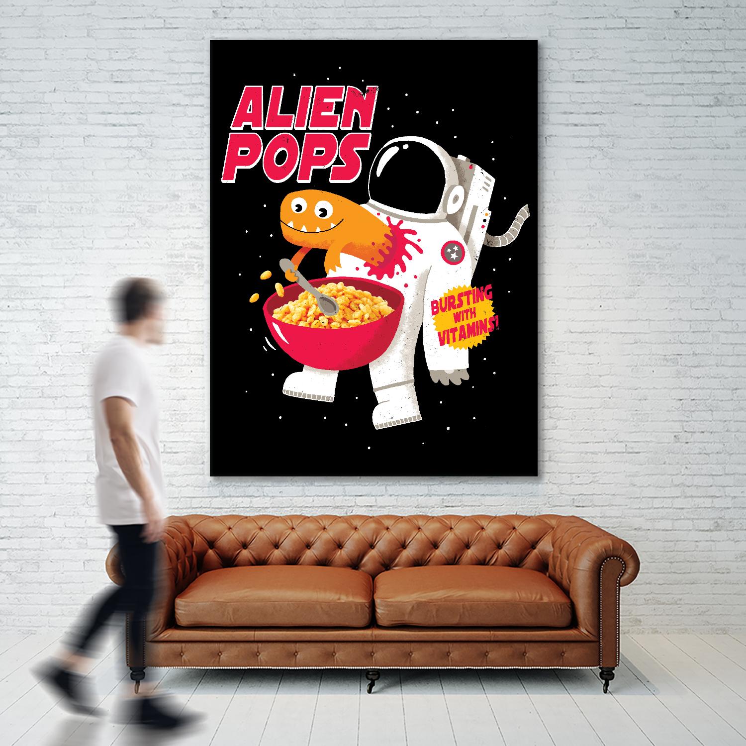 Alien Pops by Michael Buxton on GIANT ART - multicolor urban/pop surrealism; novelty; children; cuisine