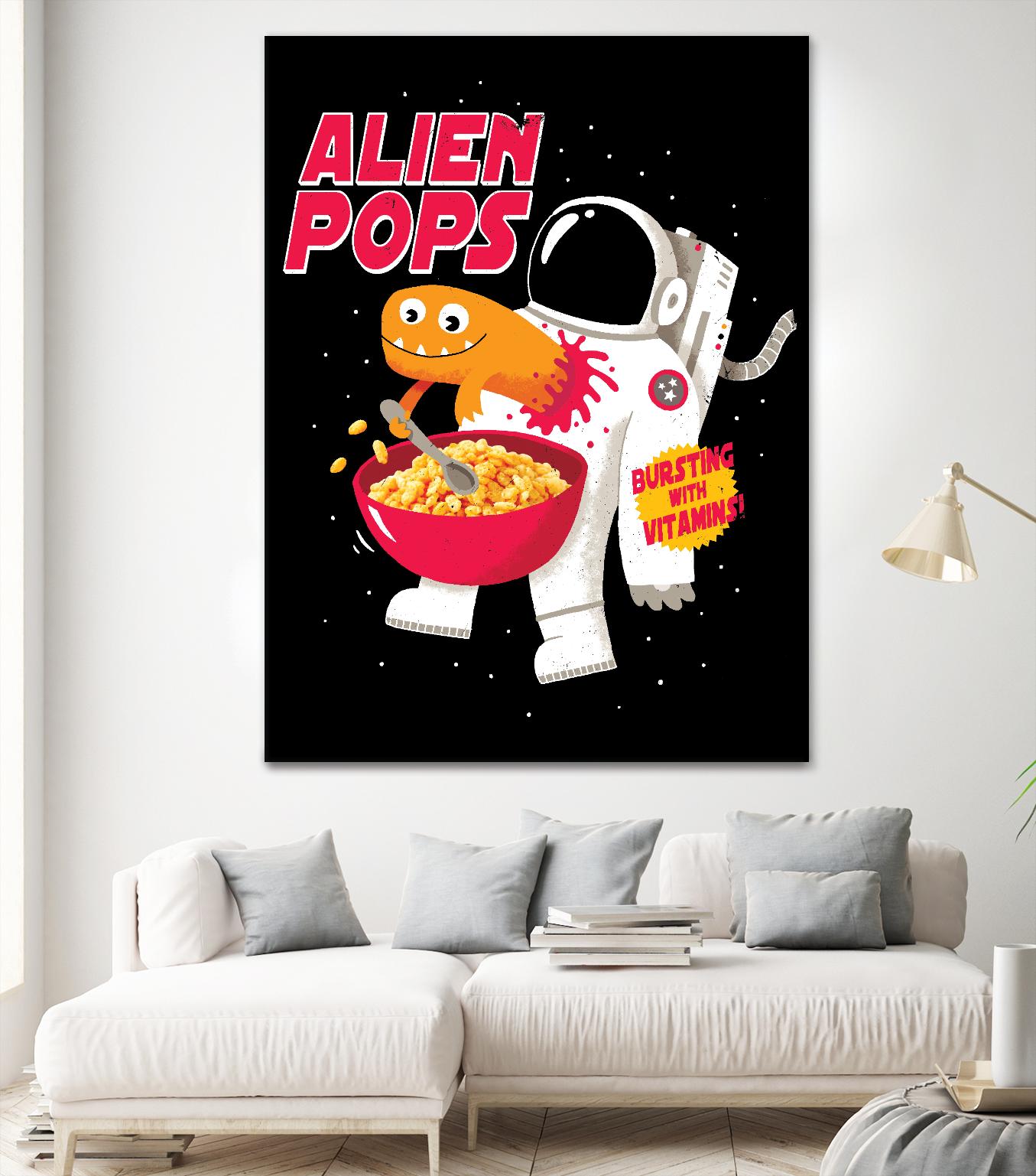 Alien Pops by Michael Buxton on GIANT ART - multicolor urban/pop surrealism; novelty; children; cuisine