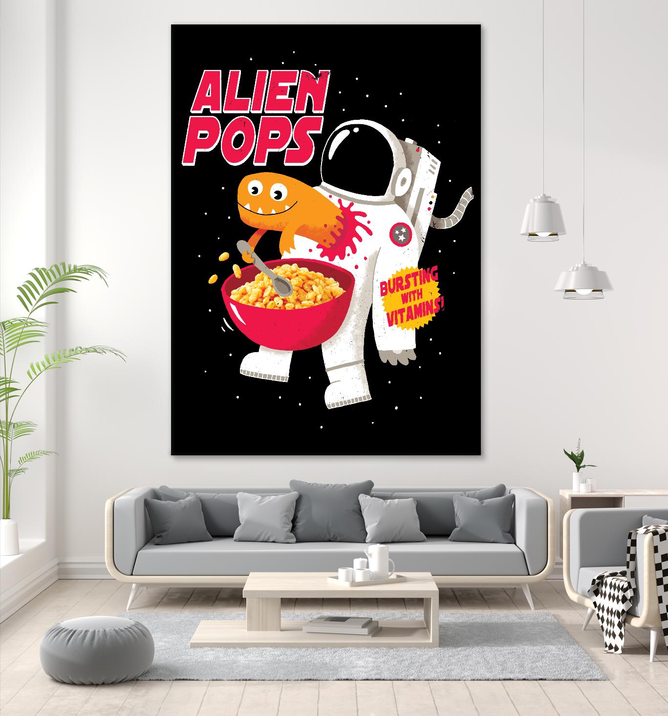 Alien Pops by Michael Buxton on GIANT ART - multicolor urban/pop surrealism; novelty; children; cuisine