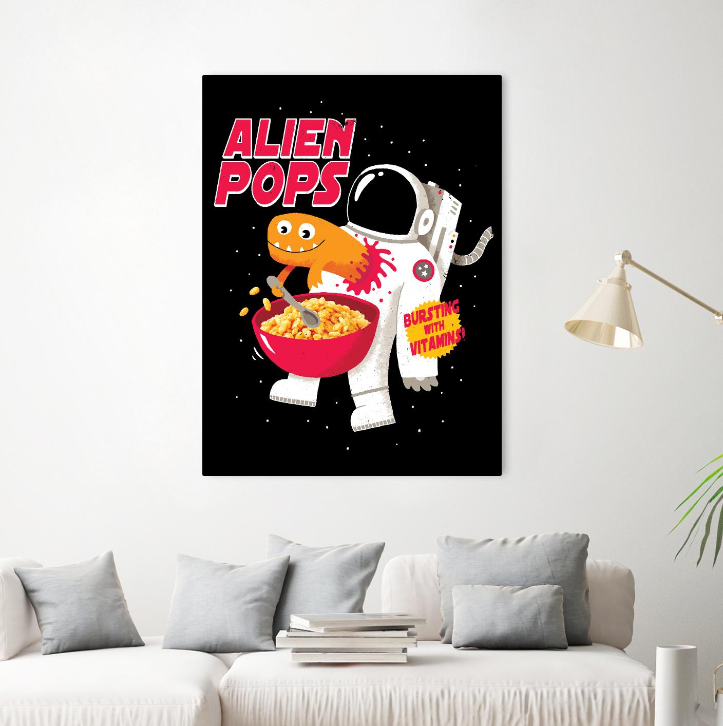 Alien Pops by Michael Buxton on GIANT ART - multicolor urban/pop surrealism; novelty; children; cuisine