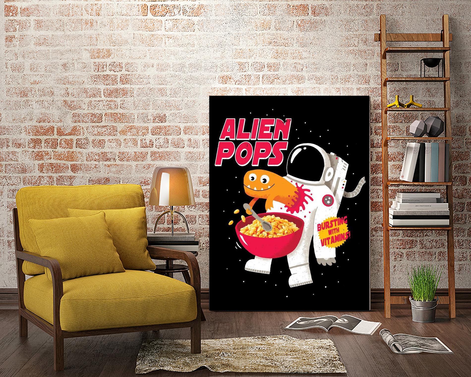 Alien Pops by Michael Buxton on GIANT ART - multicolor urban/pop surrealism; novelty; children; cuisine