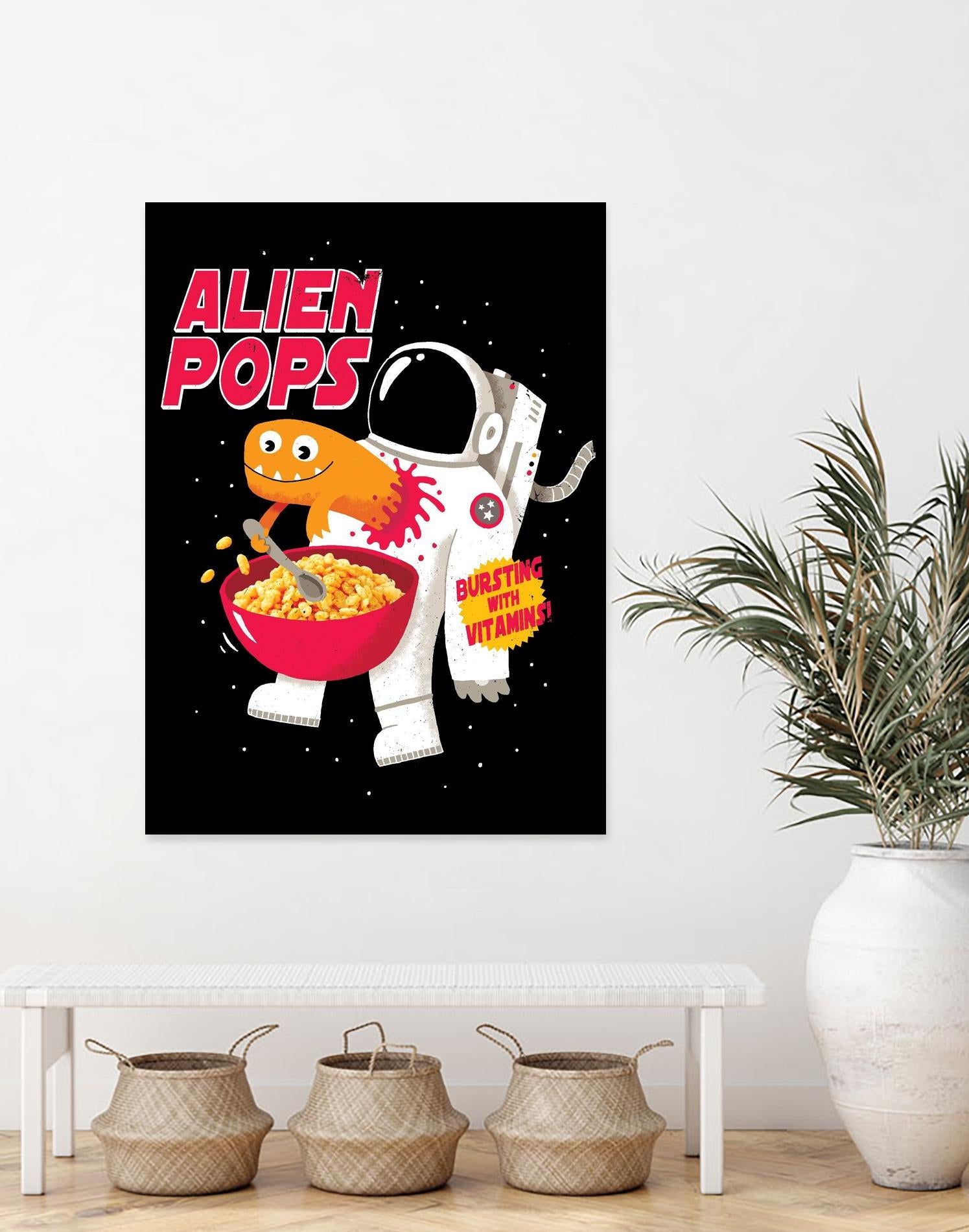 Alien Pops by Michael Buxton on GIANT ART - multicolor urban/pop surrealism; novelty; children; cuisine