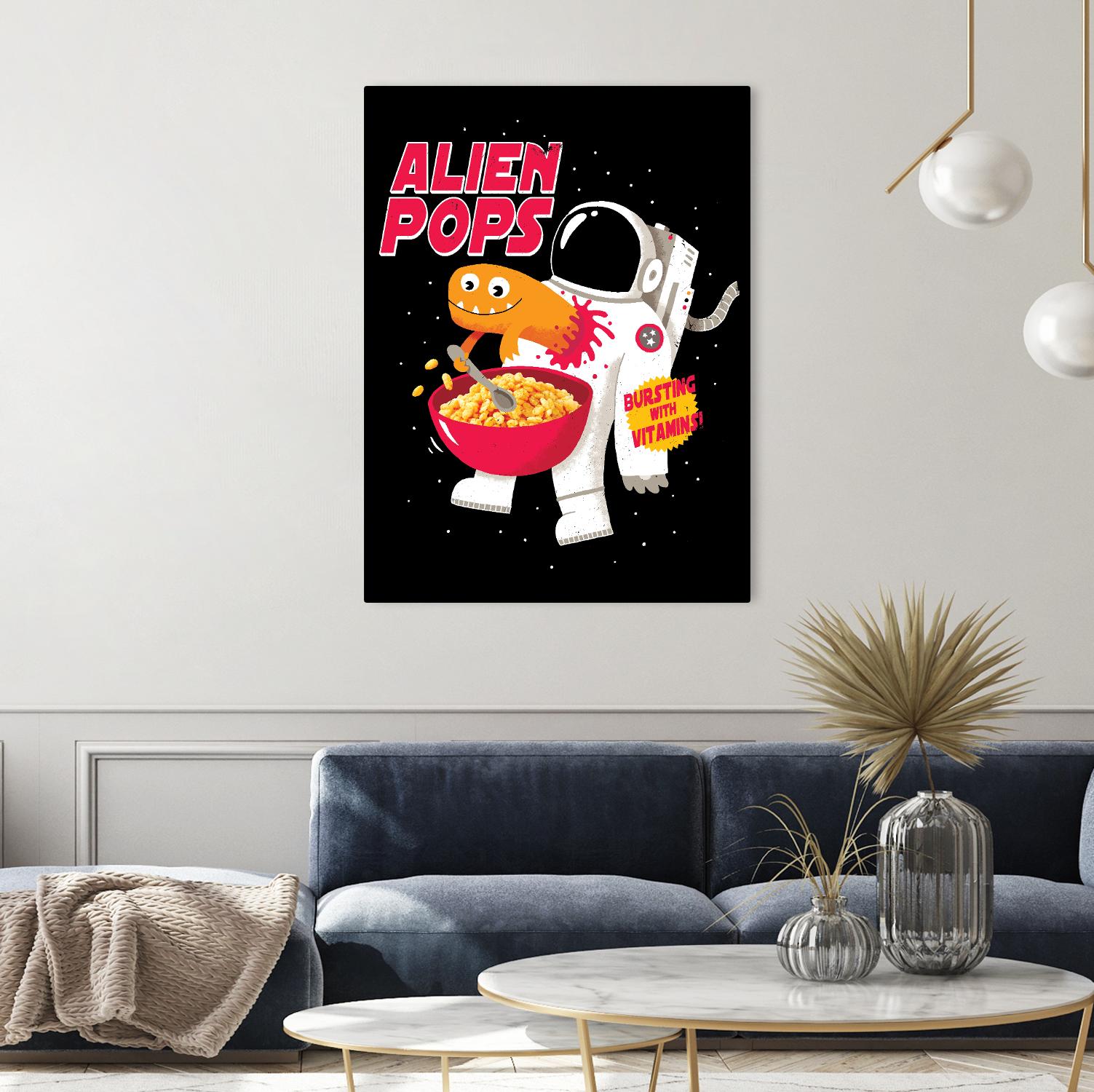 Alien Pops by Michael Buxton on GIANT ART - multicolor urban/pop surrealism; novelty; children; cuisine