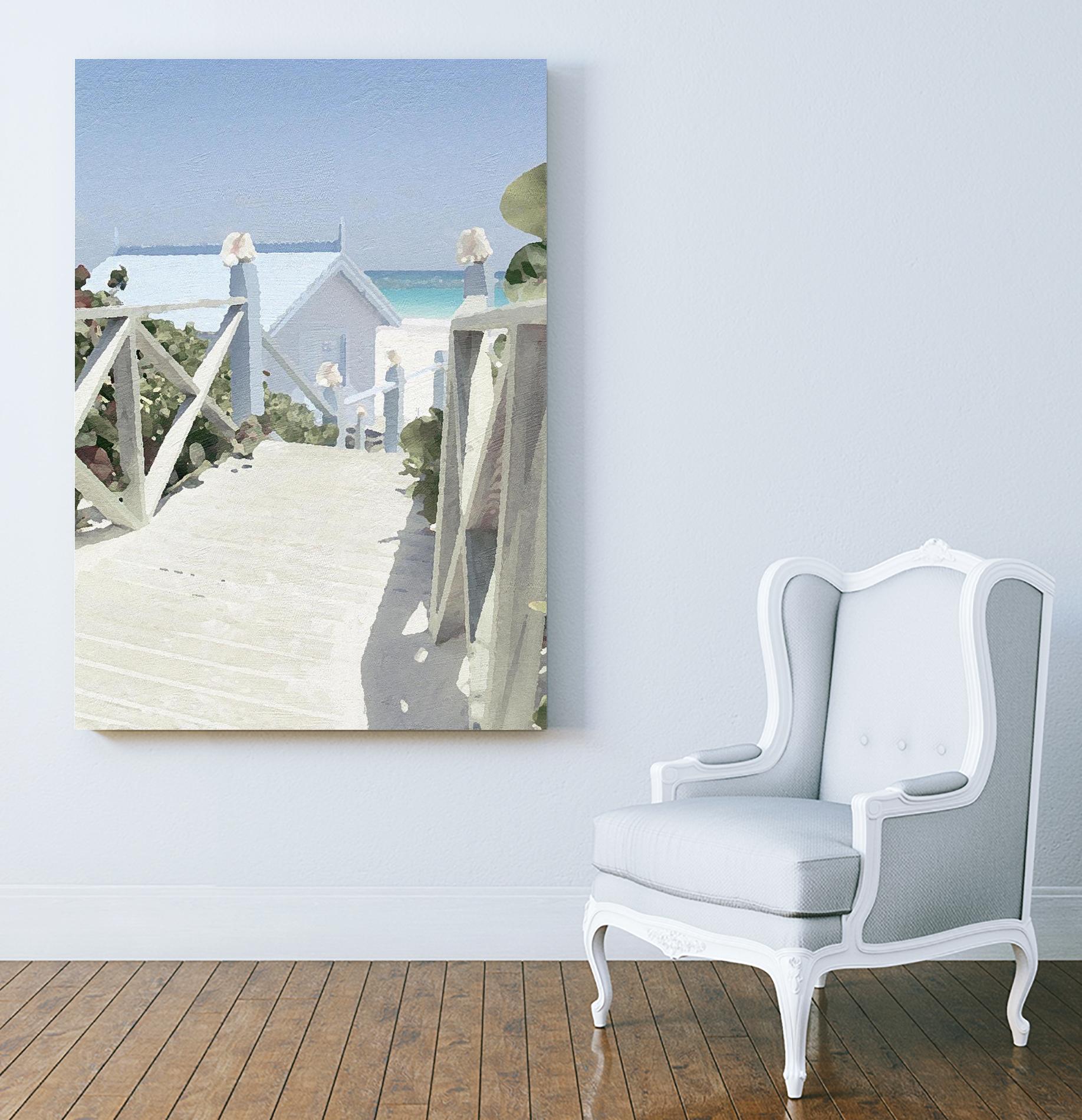 Noon Shadows by Noah Bay on GIANT ART - multi coastal, landscapes, beaches, ocean