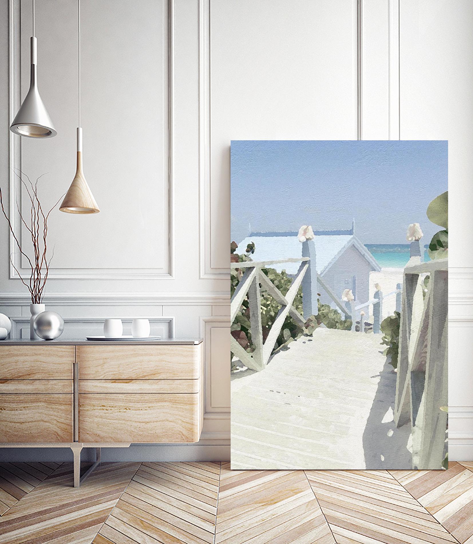 Noon Shadows by Noah Bay on GIANT ART - multi coastal, landscapes, beaches, ocean