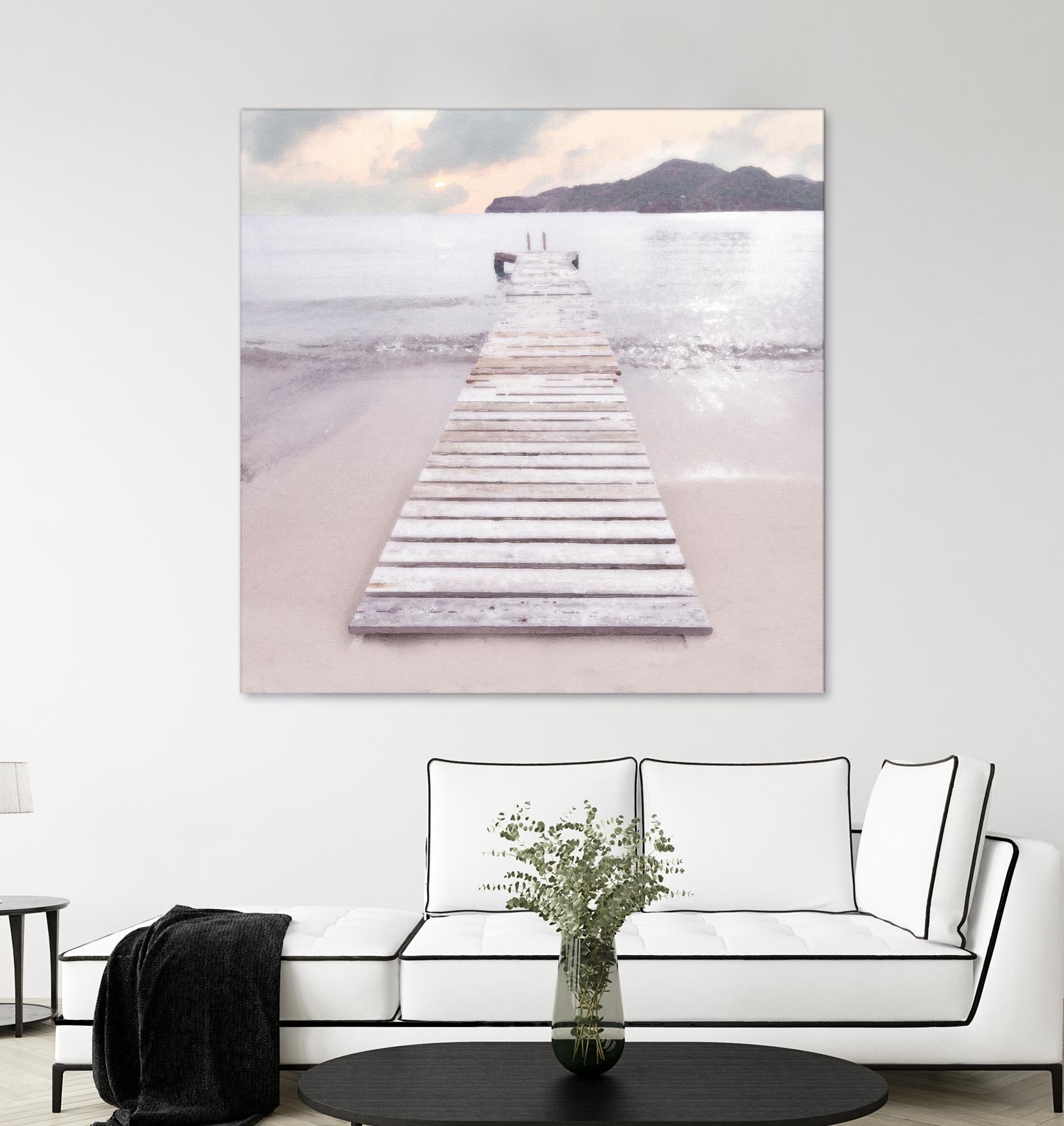 Zen No. 6 by Noah Bay on GIANT ART - multi coastal, landscapes, beaches, docks/piers, ocean