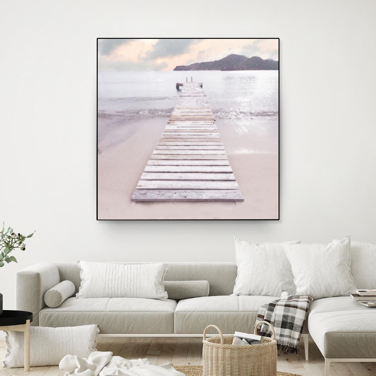 Zen No. 6 by Noah Bay on GIANT ART - multi coastal, landscapes, beaches, docks/piers, ocean
