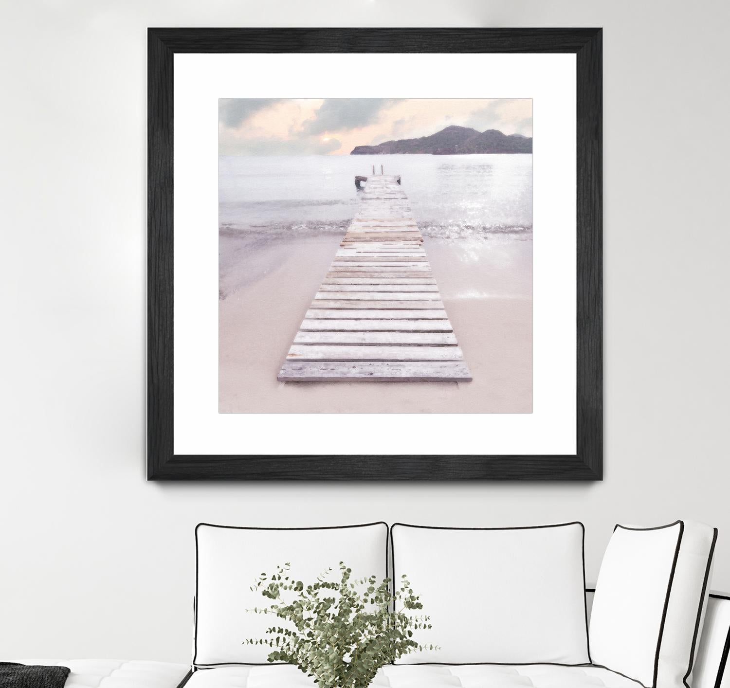 Zen No. 6 by Noah Bay on GIANT ART - multi coastal, landscapes, beaches, docks/piers, ocean