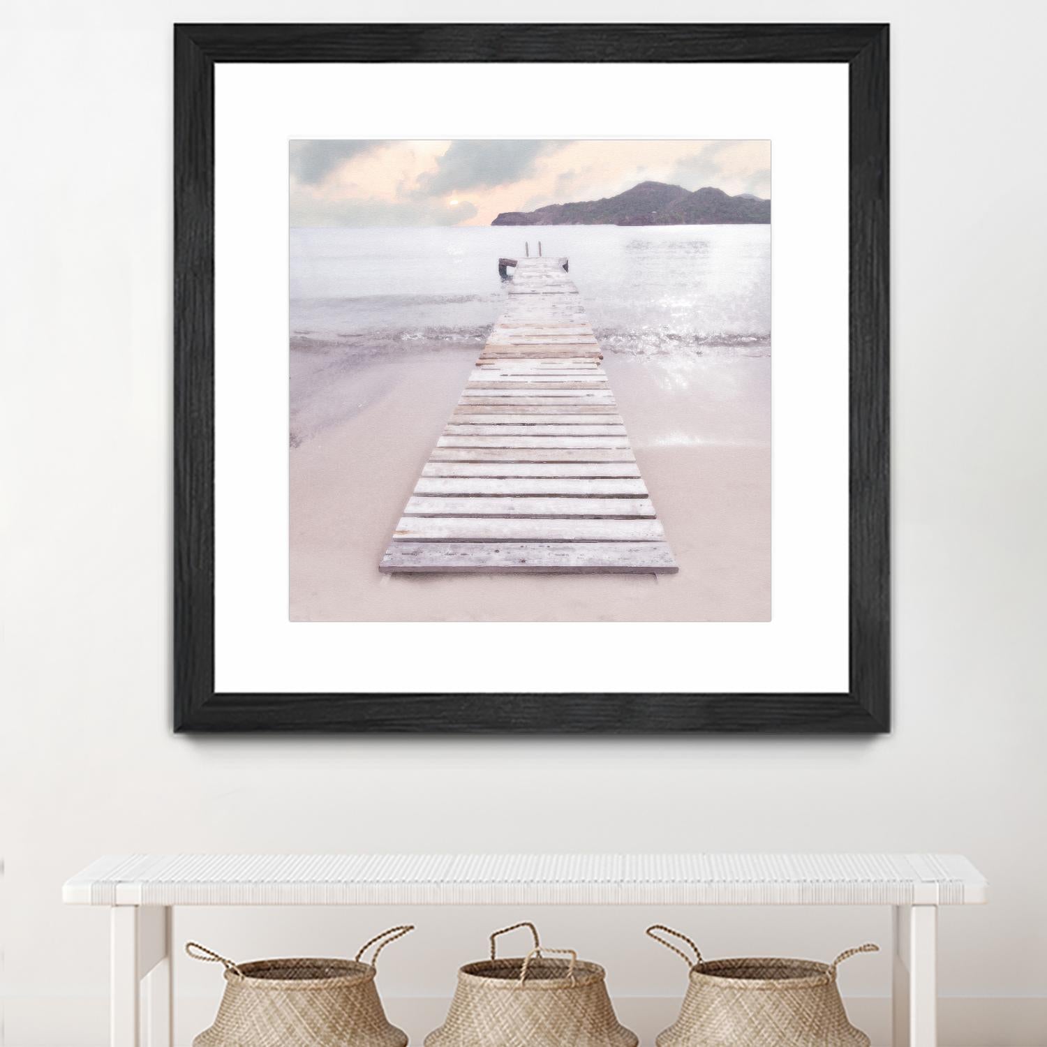 Zen No. 6 by Noah Bay on GIANT ART - multi coastal, landscapes, beaches, docks/piers, ocean
