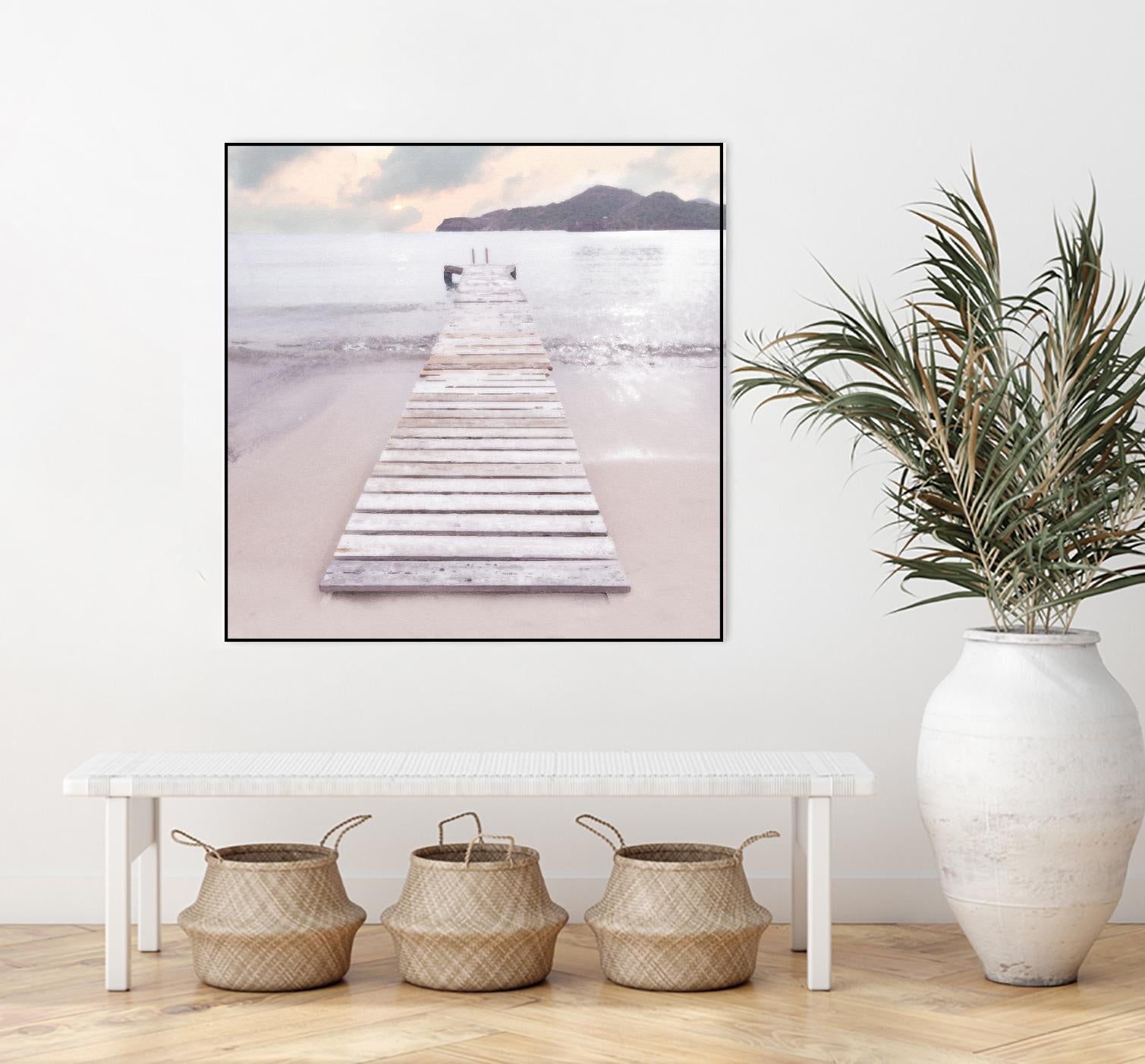 Zen No. 6 by Noah Bay on GIANT ART - multi coastal, landscapes, beaches, docks/piers, ocean