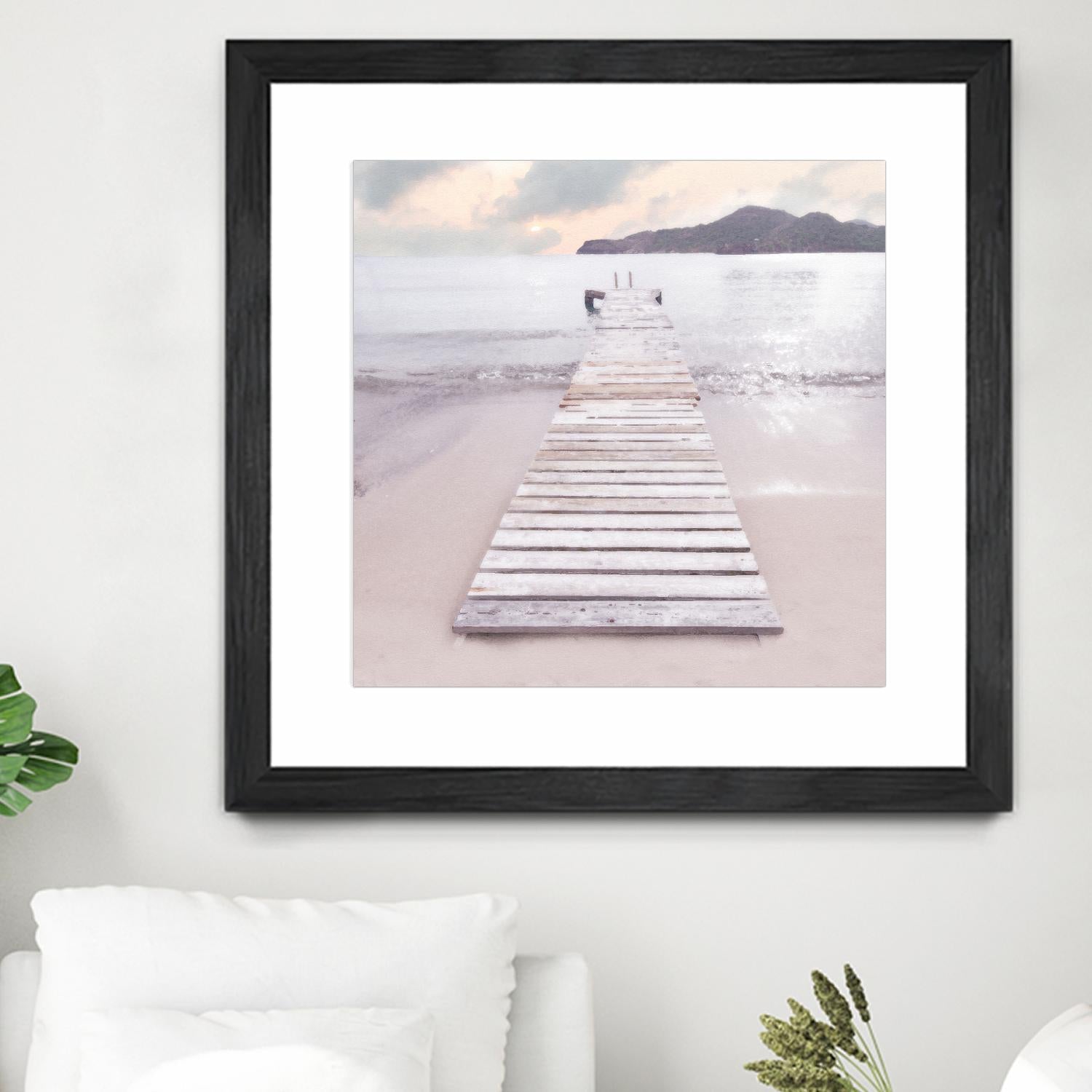 Zen No. 6 by Noah Bay on GIANT ART - multi coastal, landscapes, beaches, docks/piers, ocean