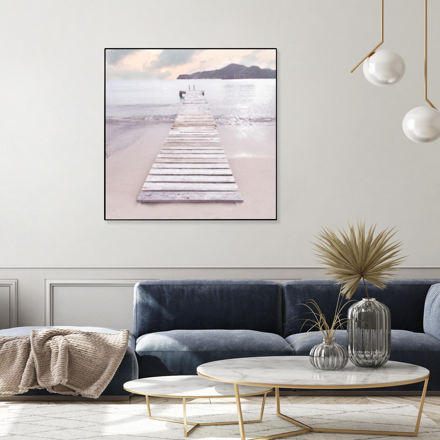 Zen No. 6 by Noah Bay on GIANT ART - multi coastal, landscapes, beaches, docks/piers, ocean