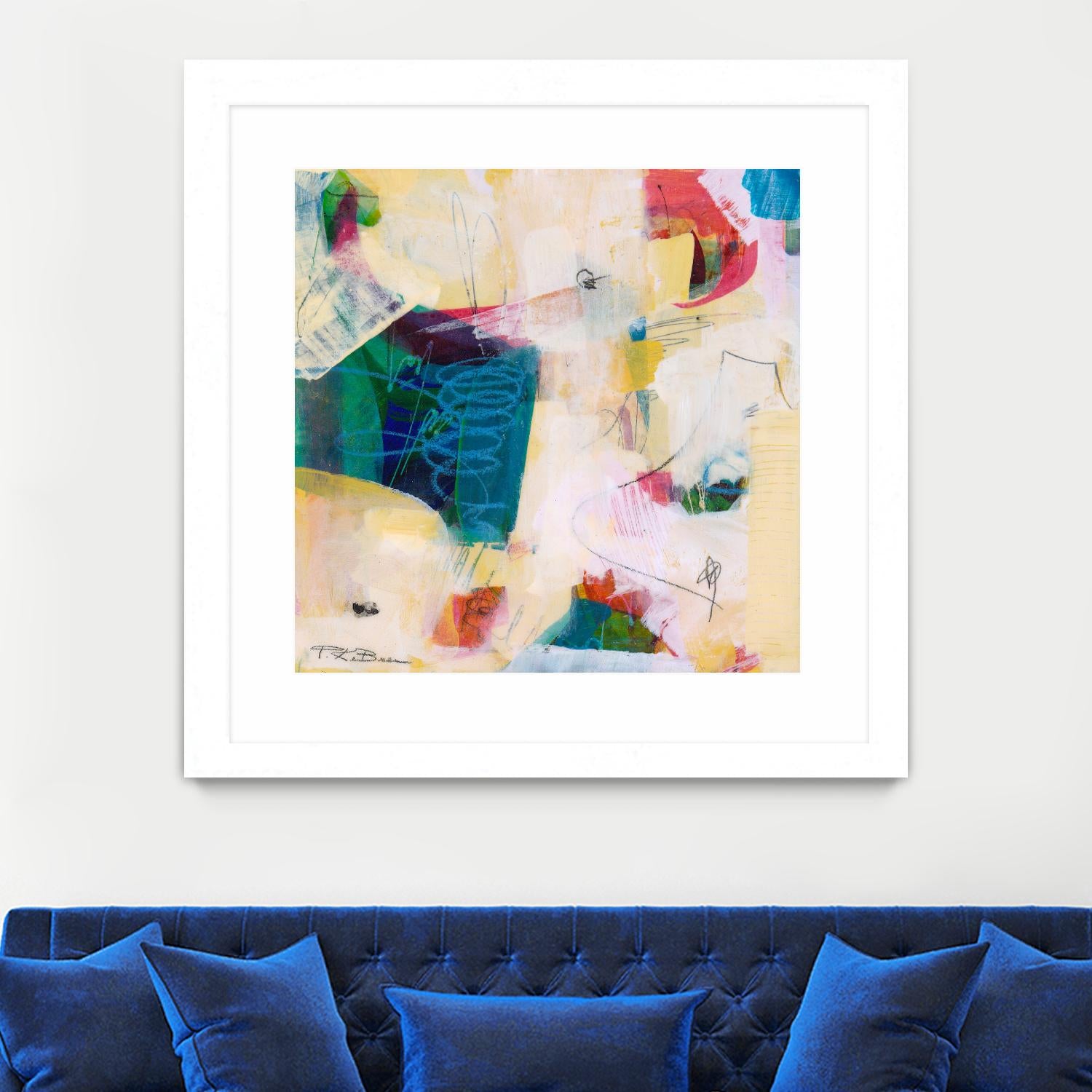 Oide 2 by Pamela K Beer on GIANT ART - multicolor abstracts, contemporary