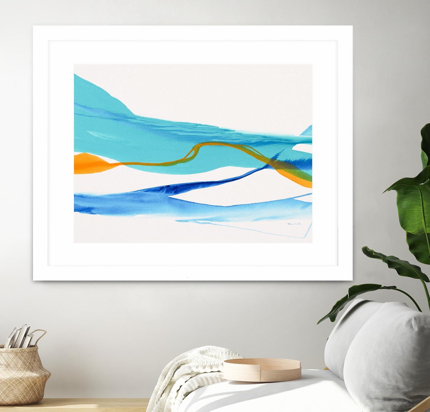 Near Cold Lake by Patricia Coulter on GIANT ART - yellow abstract