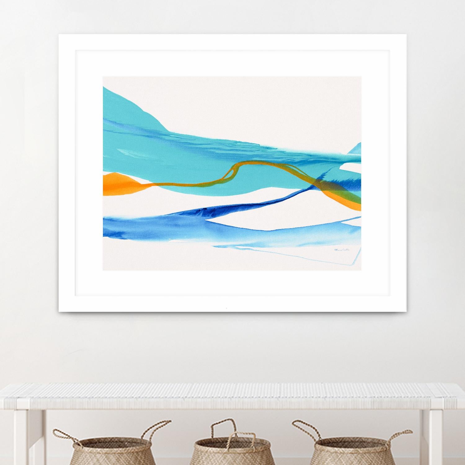 Near Cold Lake by Patricia Coulter on GIANT ART - yellow abstract