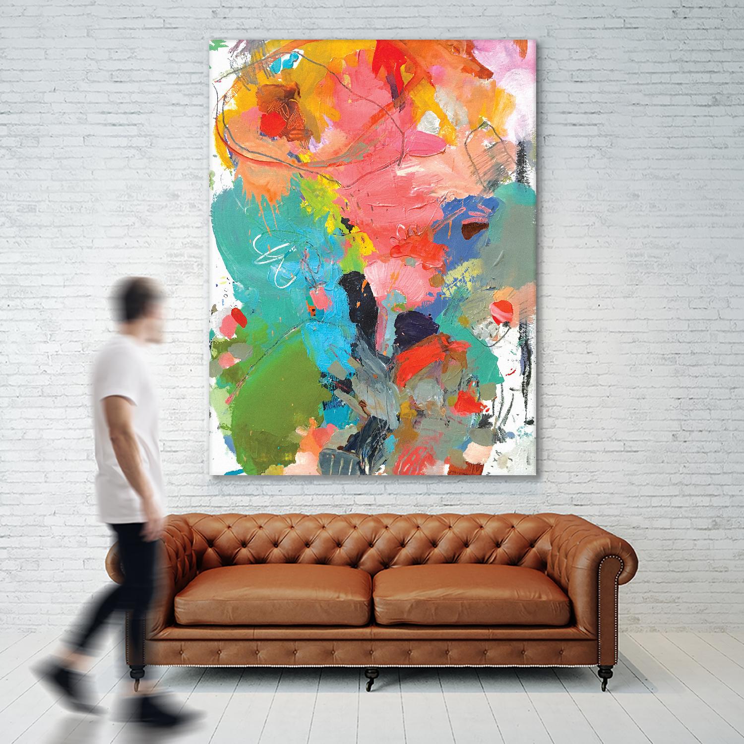 Pear by Niya Christine on GIANT ART - multicolor abstracts, contemporary