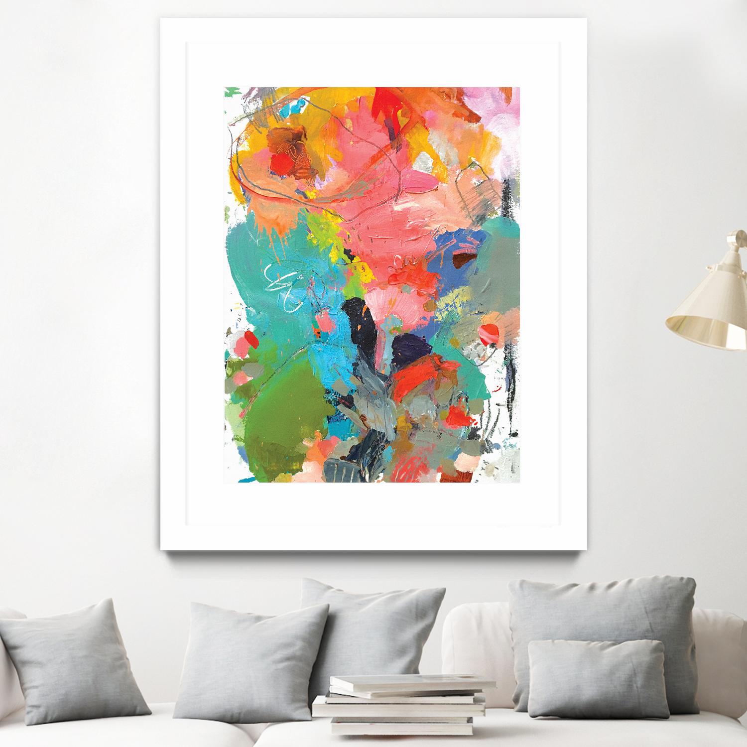Pear by Niya Christine on GIANT ART - multicolor abstracts, contemporary