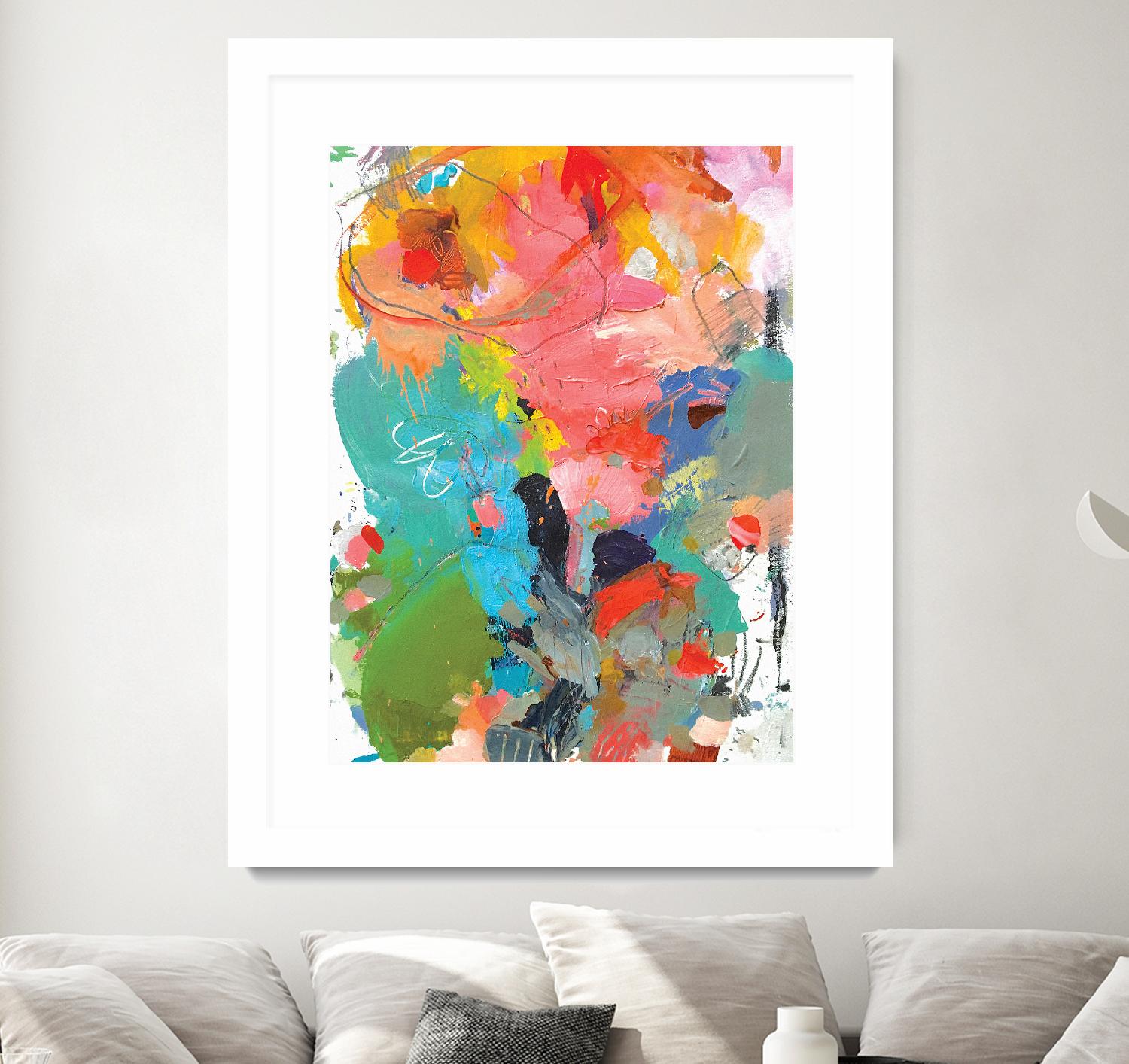 Pear by Niya Christine on GIANT ART - multicolor abstracts, contemporary