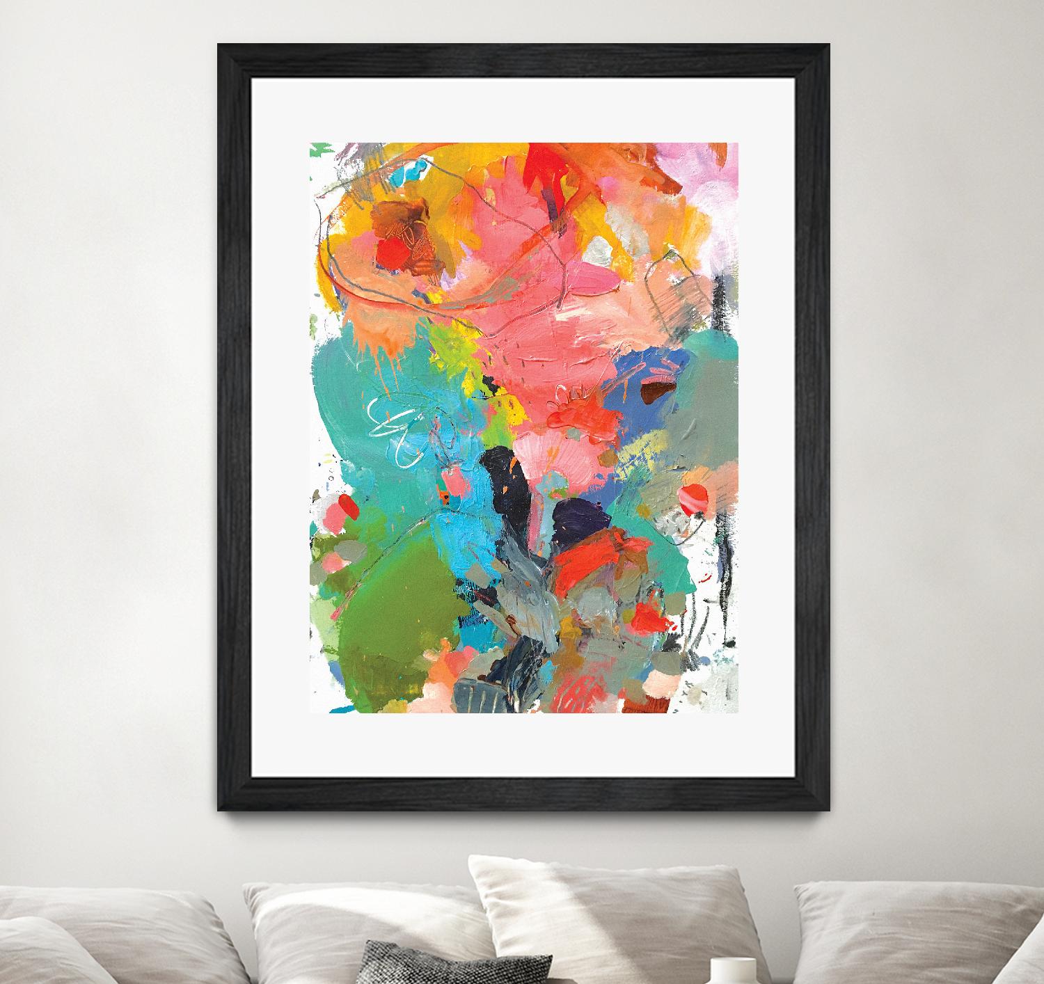 Pear by Niya Christine on GIANT ART - multicolor abstracts, contemporary