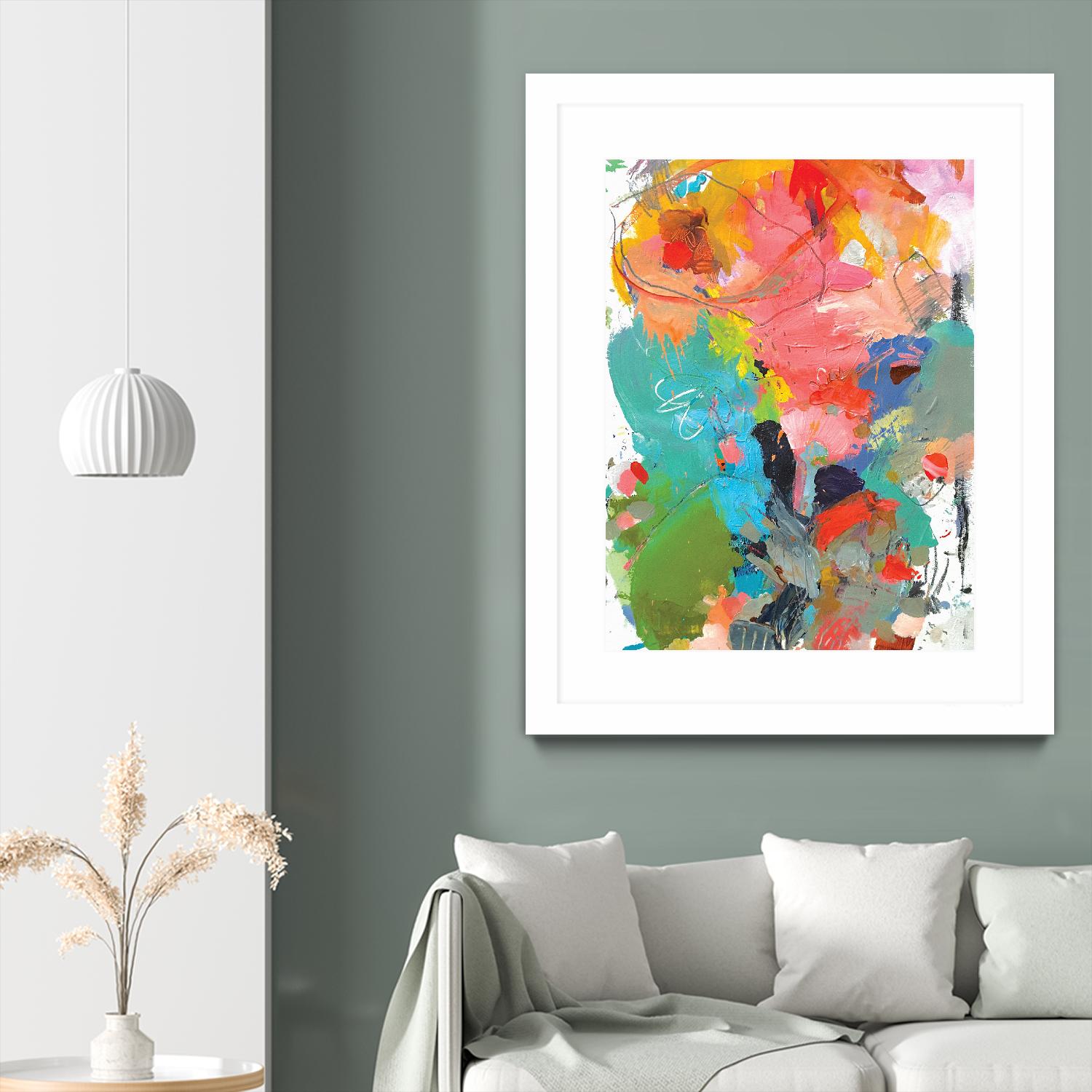 Pear by Niya Christine on GIANT ART - multicolor abstracts, contemporary