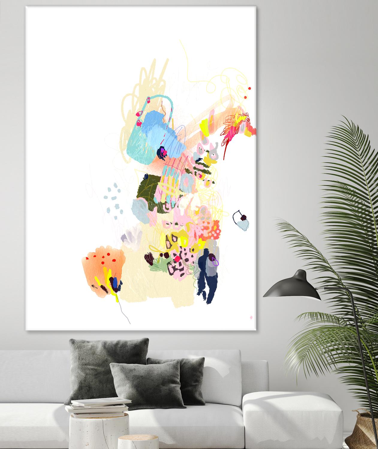 Estudio de Orquideas I by A. Vega on GIANT ART - white floral