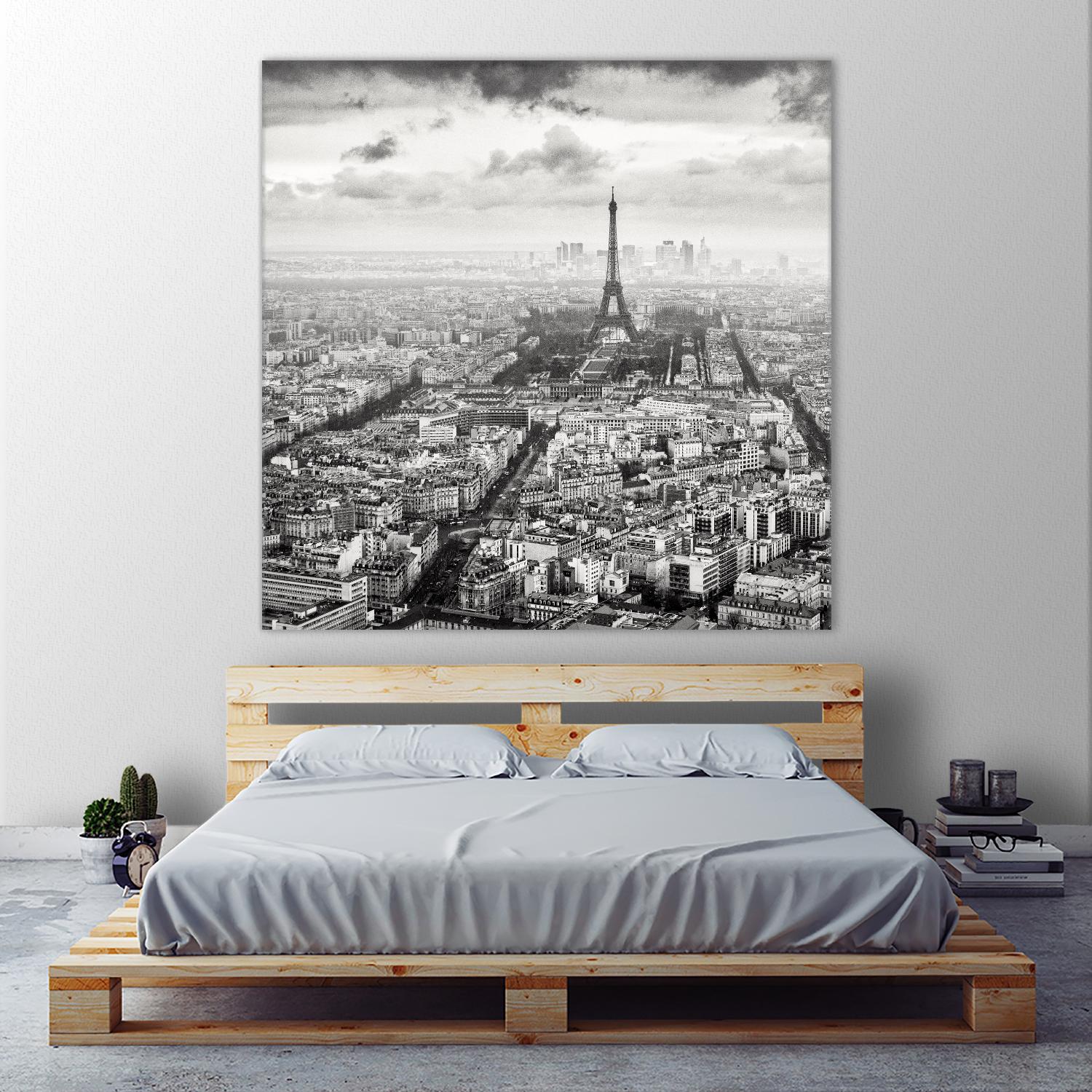 La Tour Eiffel et La Defense by Wilco Dragt on GIANT ART - multicolor photography; landscapes; people/places