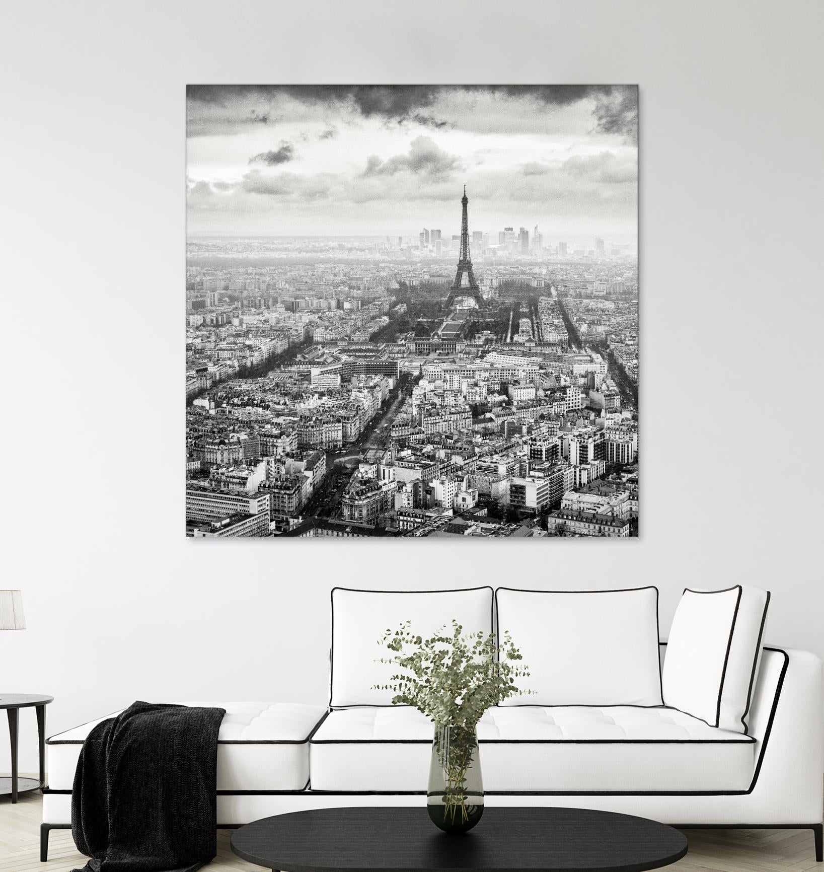 La Tour Eiffel et La Defense by Wilco Dragt on GIANT ART - multicolor photography; landscapes; people/places