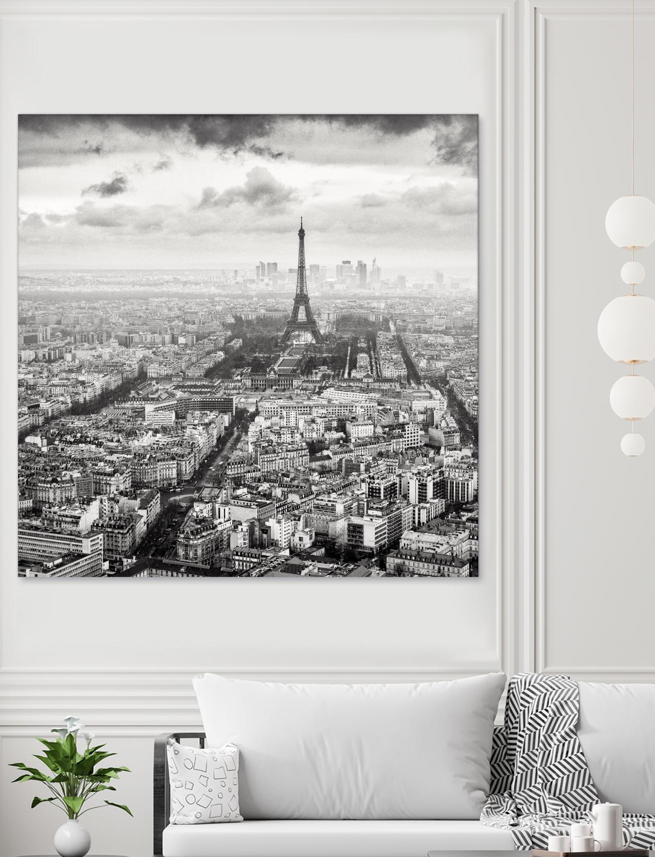 La Tour Eiffel et La Defense by Wilco Dragt on GIANT ART - multicolor photography; landscapes; people/places