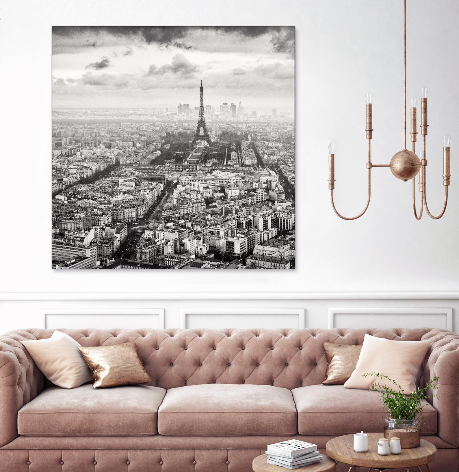 La Tour Eiffel et La Defense by Wilco Dragt on GIANT ART - multicolor photography; landscapes; people/places