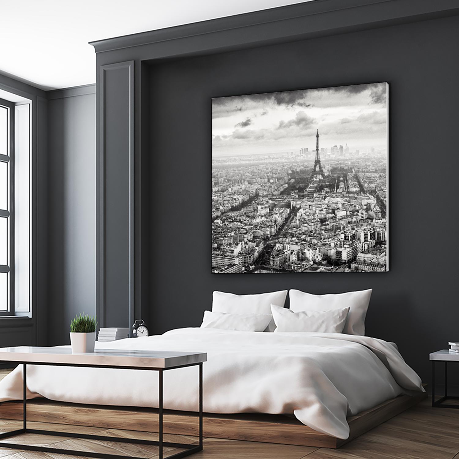 La Tour Eiffel et La Defense by Wilco Dragt on GIANT ART - multicolor photography; landscapes; people/places