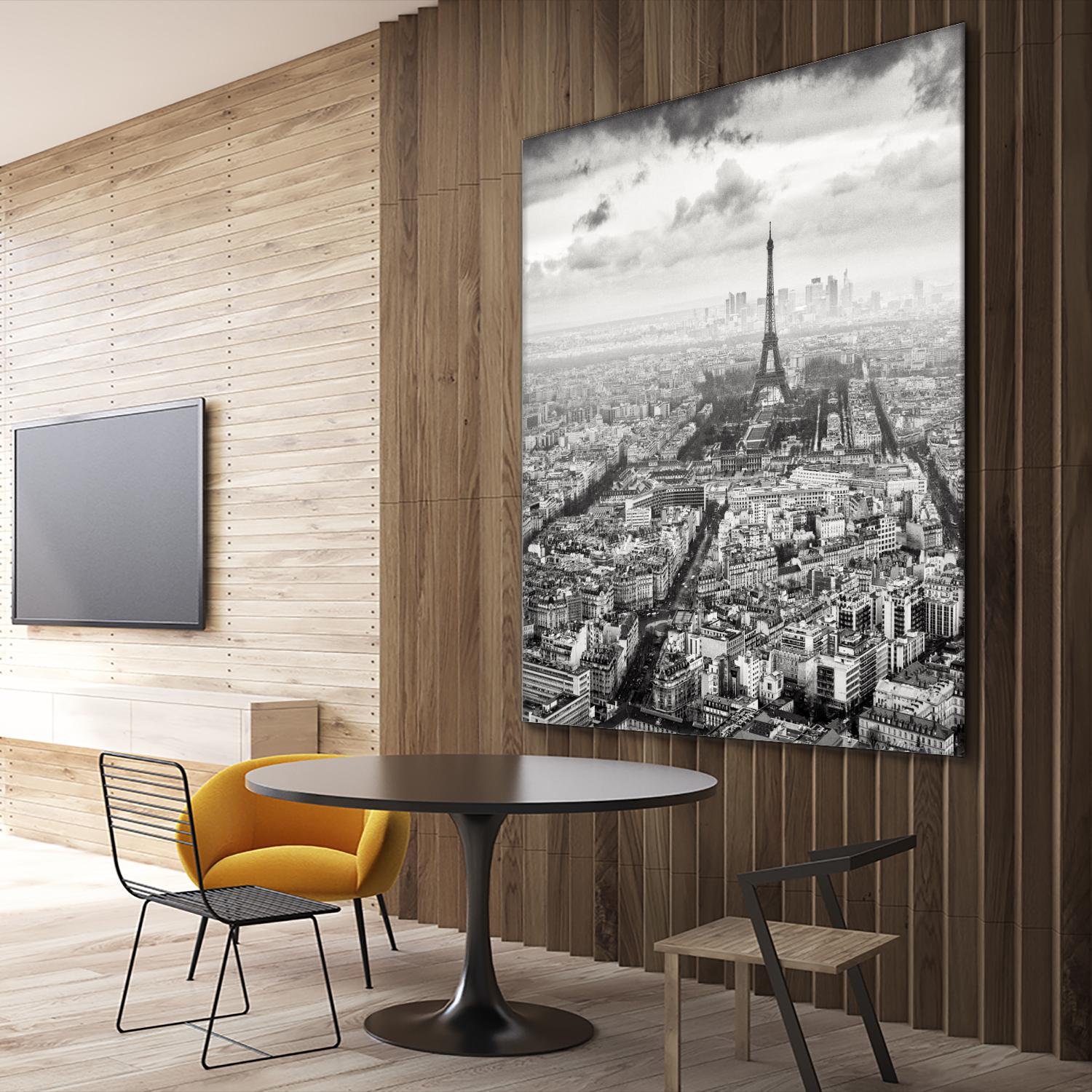 La Tour Eiffel et La Defense by Wilco Dragt on GIANT ART - multicolor photography; landscapes; people/places