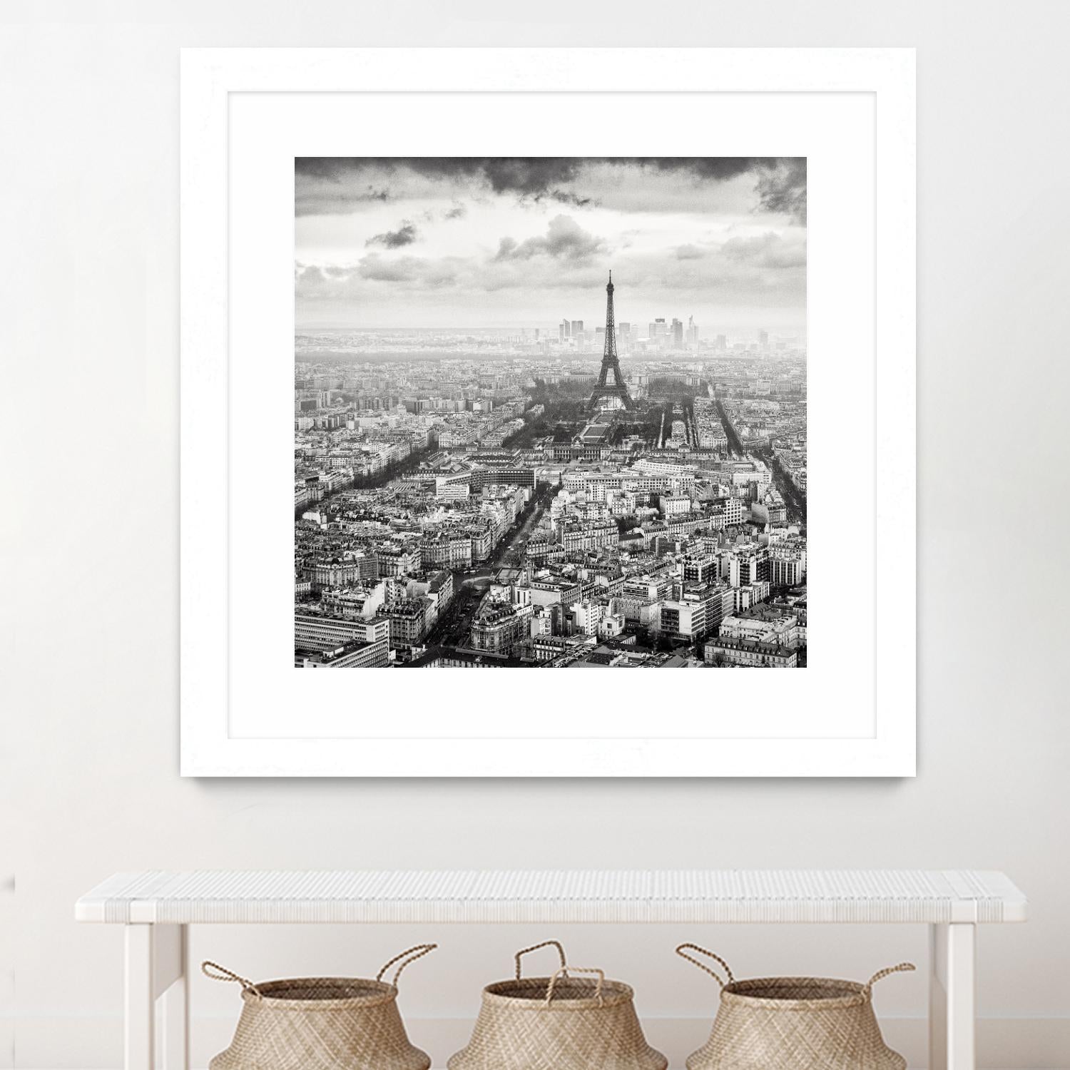 La Tour Eiffel et La Defense by Wilco Dragt on GIANT ART - multicolor photography; landscapes; people/places