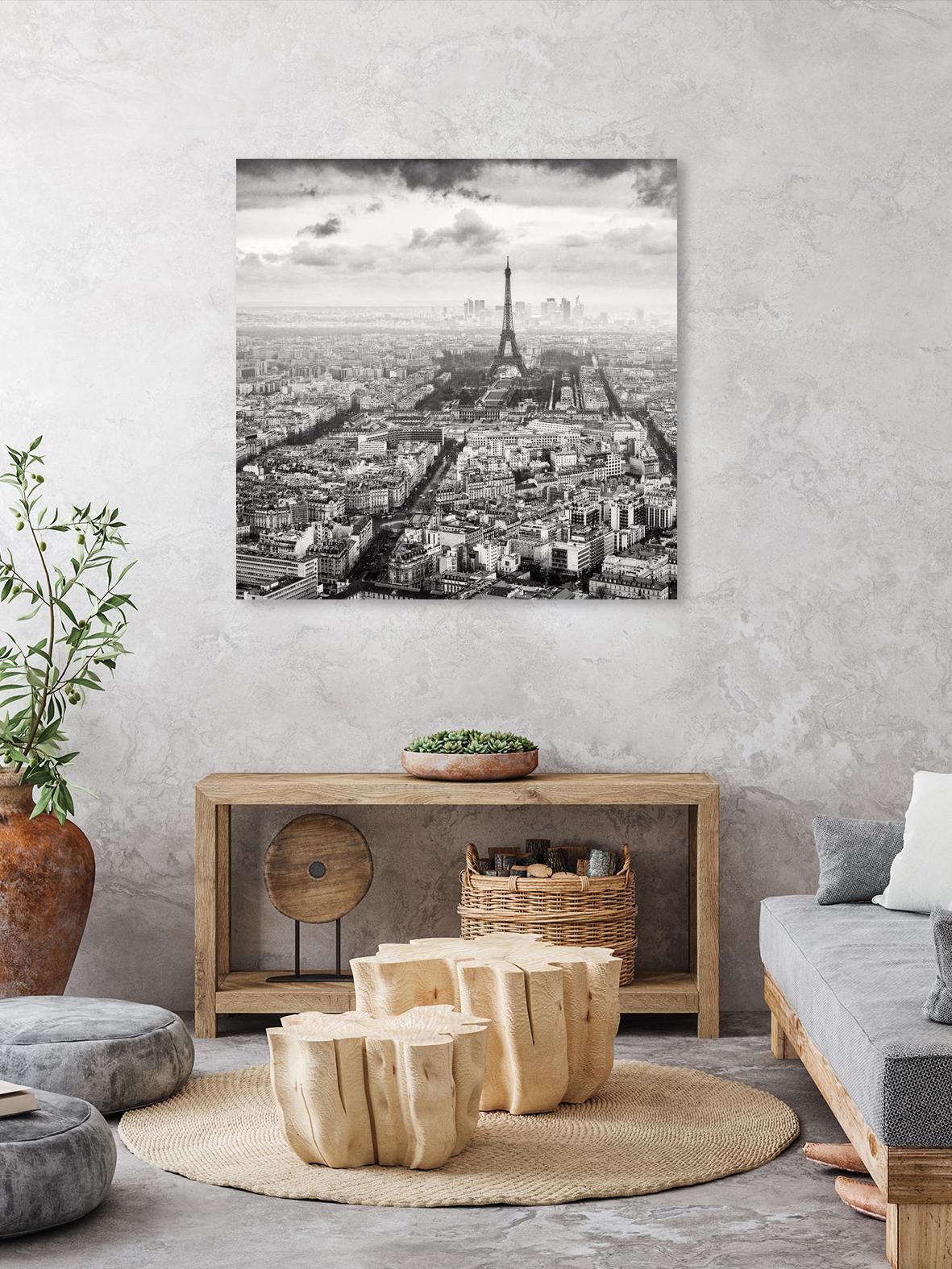 La Tour Eiffel et La Defense by Wilco Dragt on GIANT ART - multicolor photography; landscapes; people/places