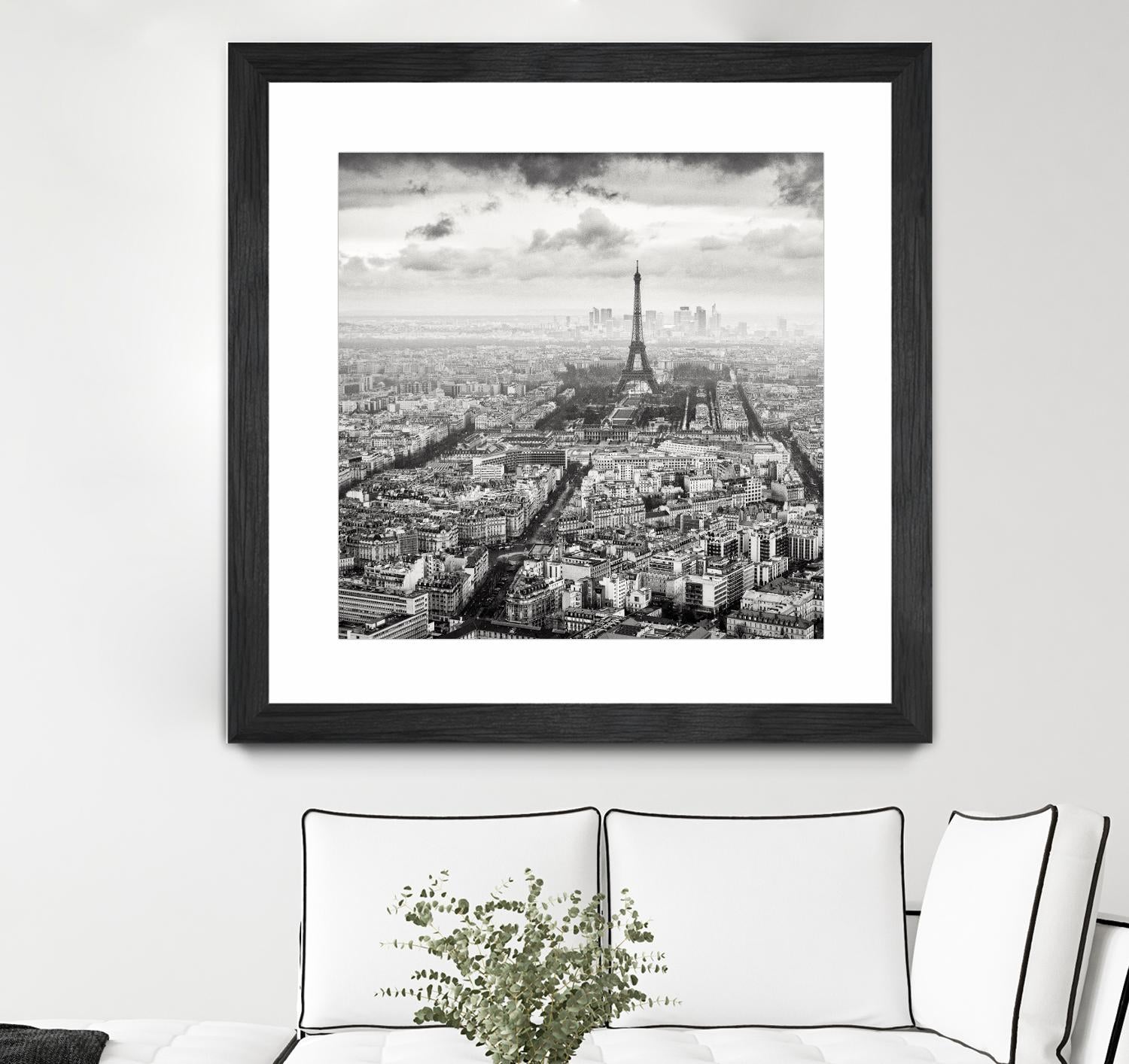La Tour Eiffel et La Defense by Wilco Dragt on GIANT ART - multicolor photography; landscapes; people/places