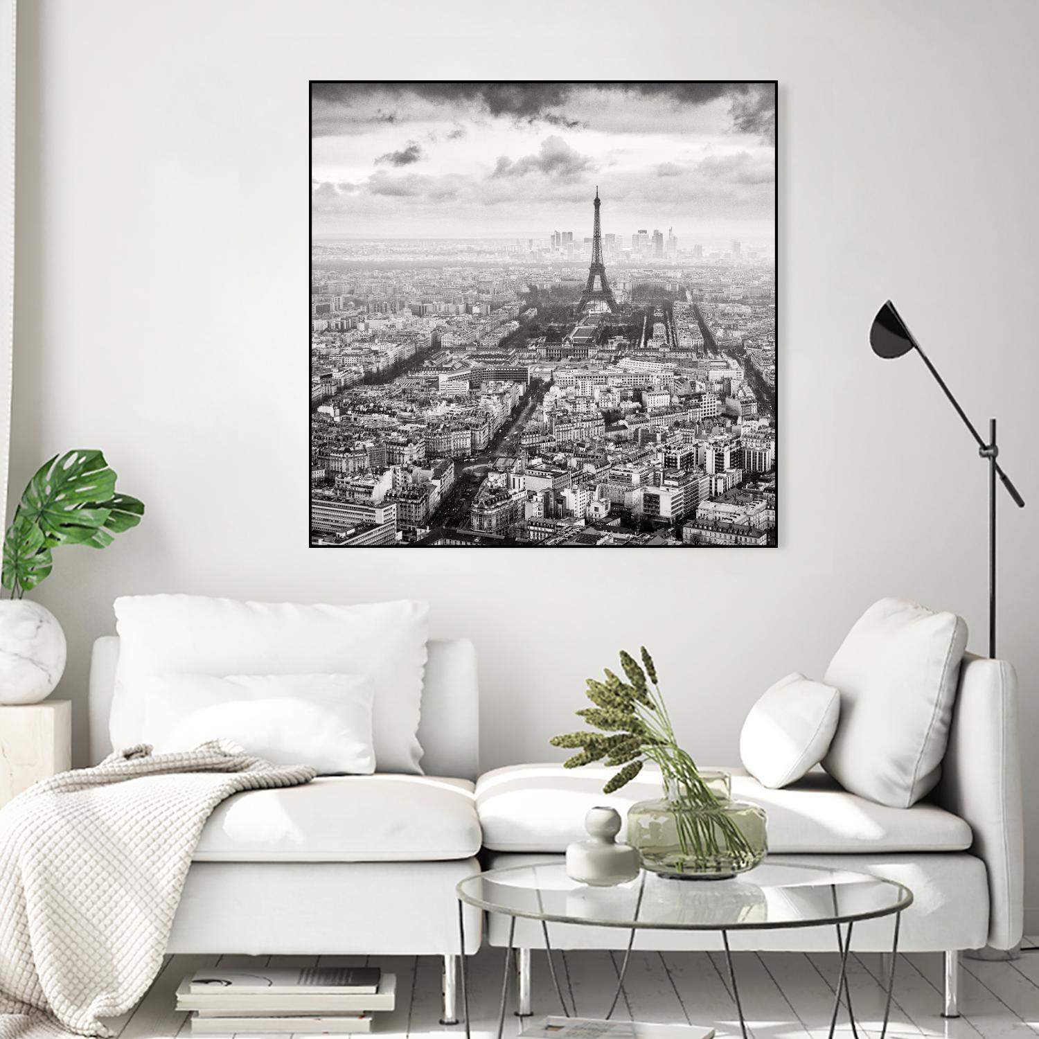 La Tour Eiffel et La Defense by Wilco Dragt on GIANT ART - multicolor photography; landscapes; people/places