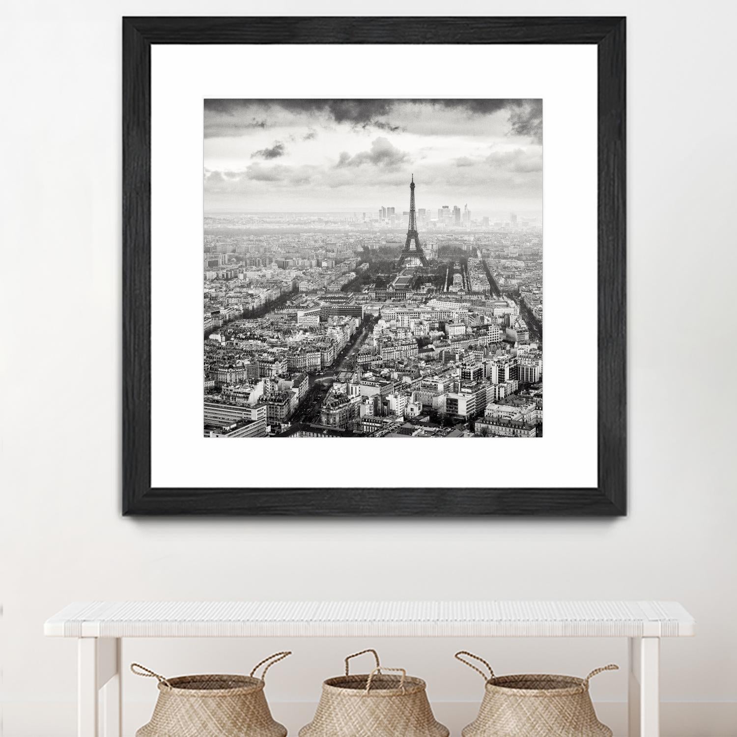 La Tour Eiffel et La Defense by Wilco Dragt on GIANT ART - multicolor photography; landscapes; people/places