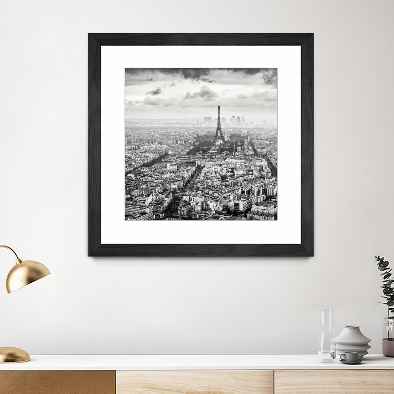 La Tour Eiffel et La Defense by Wilco Dragt on GIANT ART - multicolor photography; landscapes; people/places