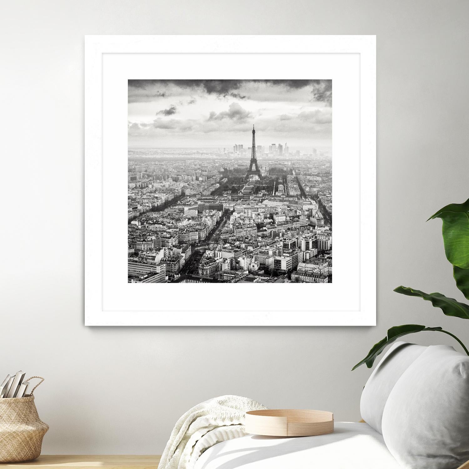 La Tour Eiffel et La Defense by Wilco Dragt on GIANT ART - multicolor photography; landscapes; people/places