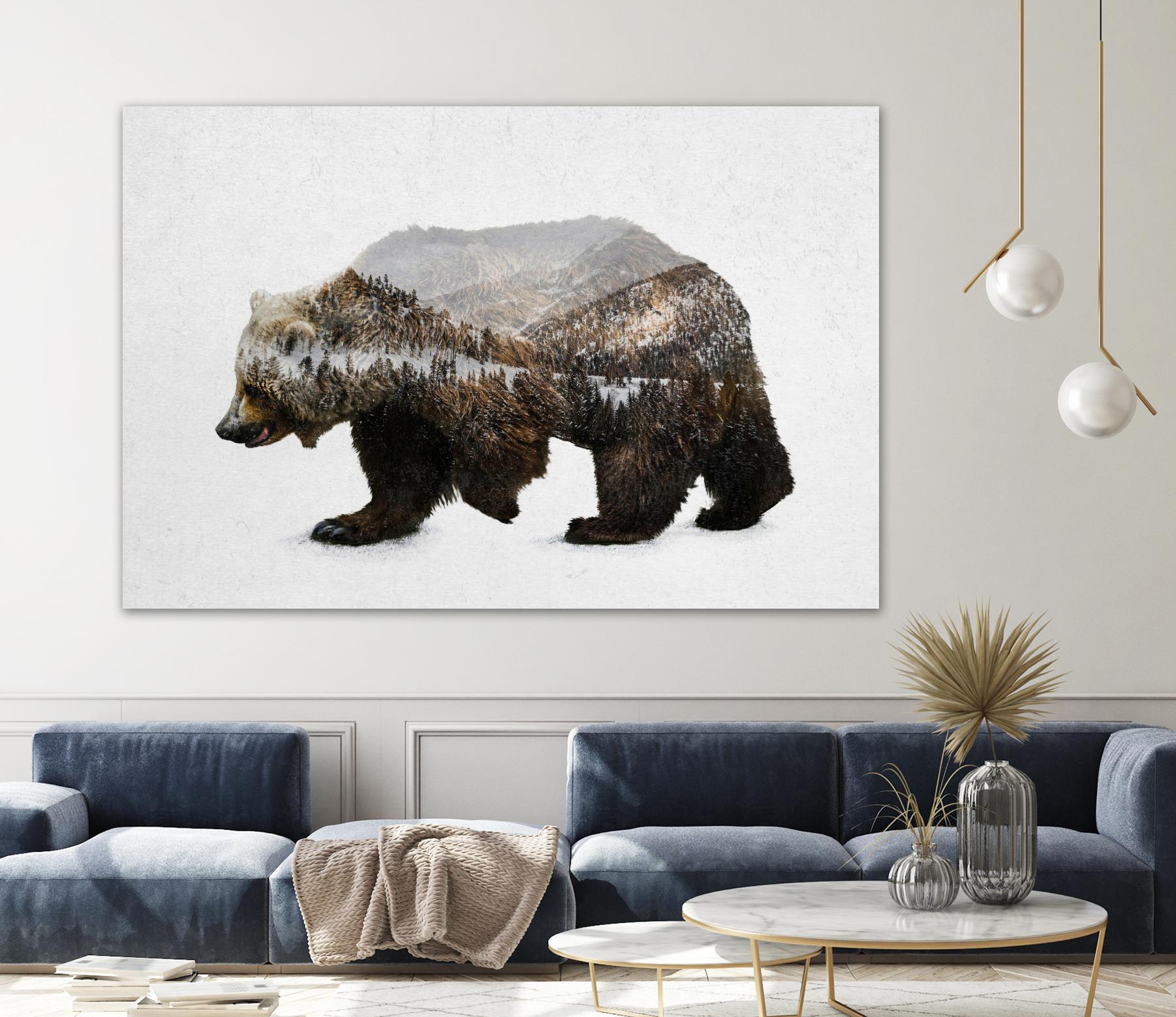 The Kodiak Brown Bear by Davies Babies on GIANT ART - white animals