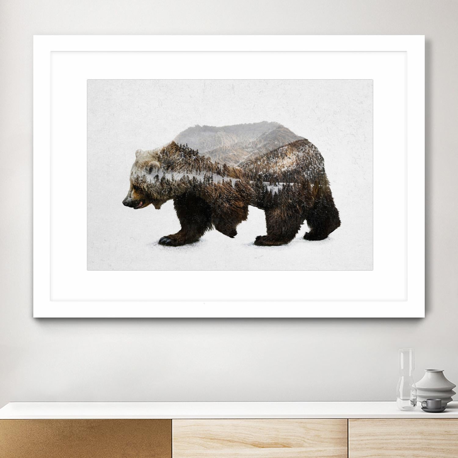 The Kodiak Brown Bear by Davies Babies on GIANT ART - white animals