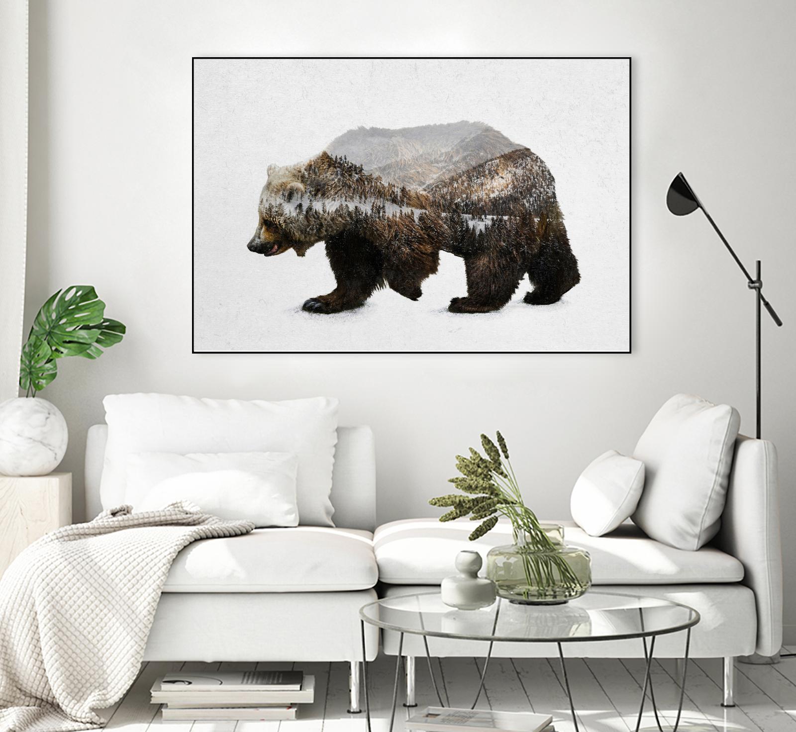 The Kodiak Brown Bear by Davies Babies on GIANT ART - white animals