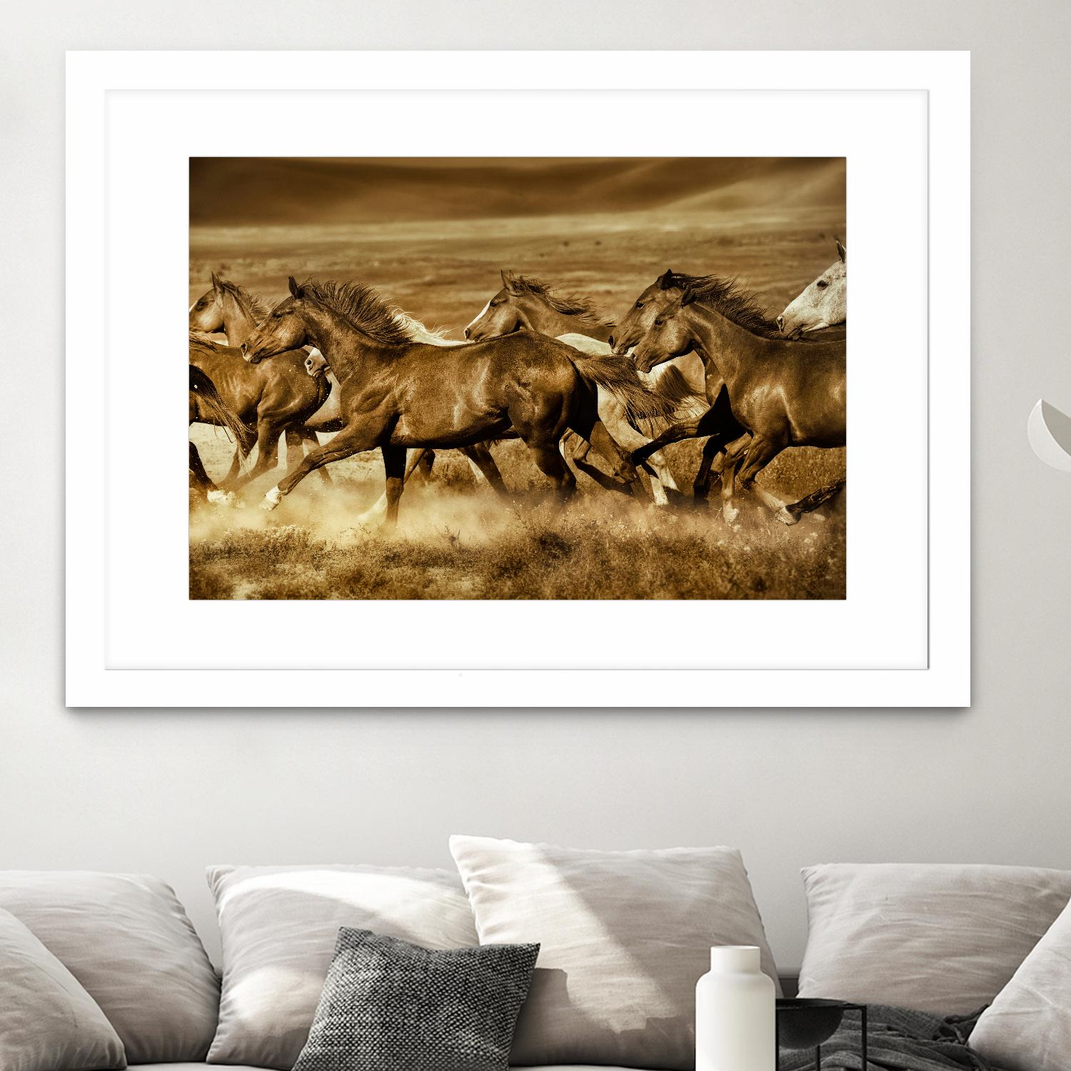 Unbroken by Lisa Dearing on GIANT ART - beige animals