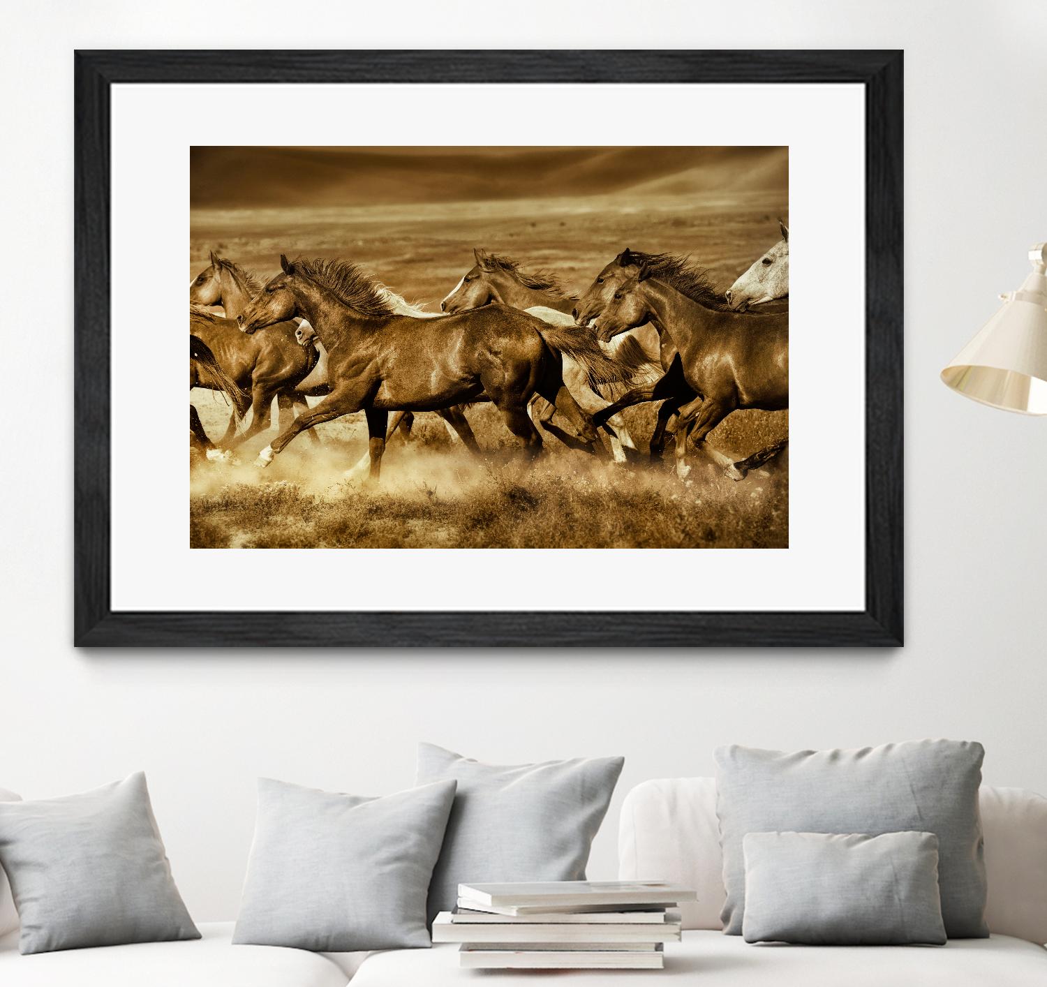 Unbroken by Lisa Dearing on GIANT ART - beige animals