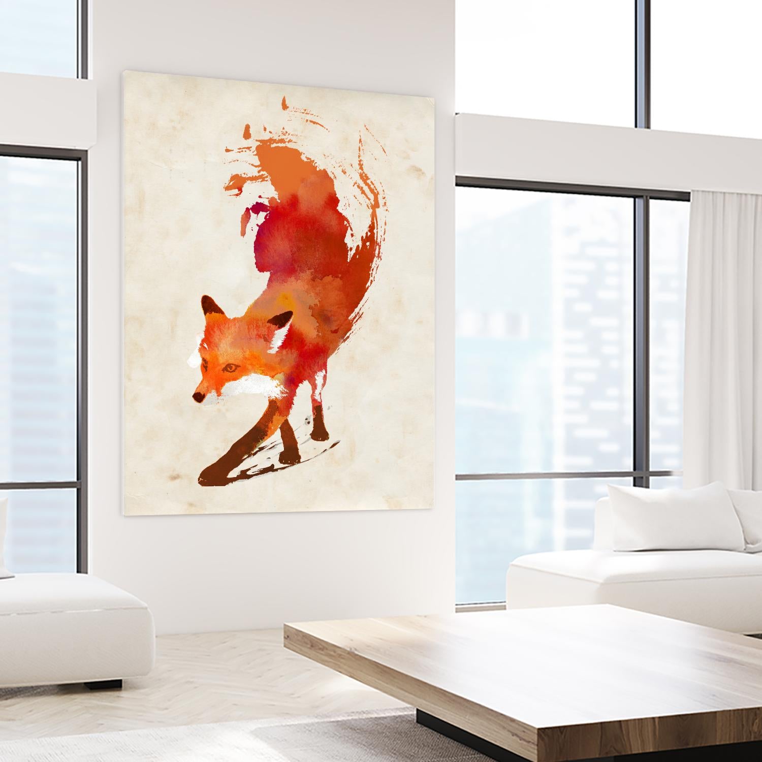 Vulpes Vulpes by Robert Farkas on GIANT ART - beige animals
