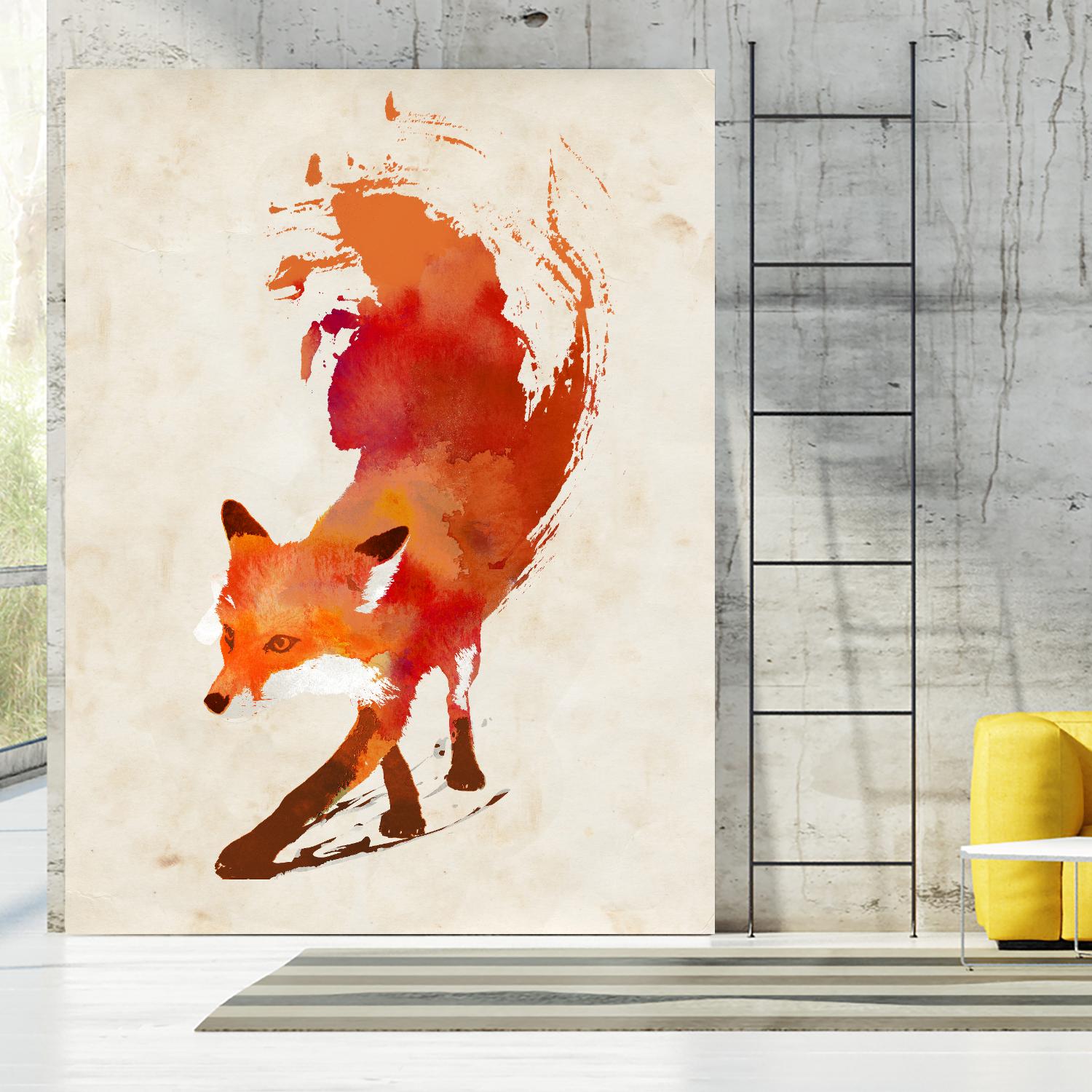 Vulpes Vulpes by Robert Farkas on GIANT ART - beige animals