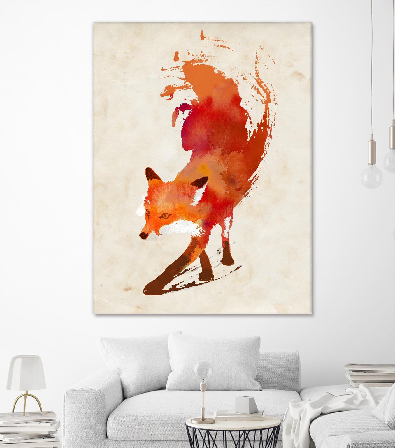 Vulpes Vulpes by Robert Farkas on GIANT ART - beige animals